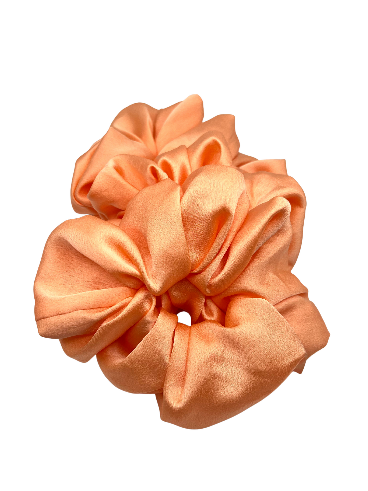 Silk Scrunchie - Peach