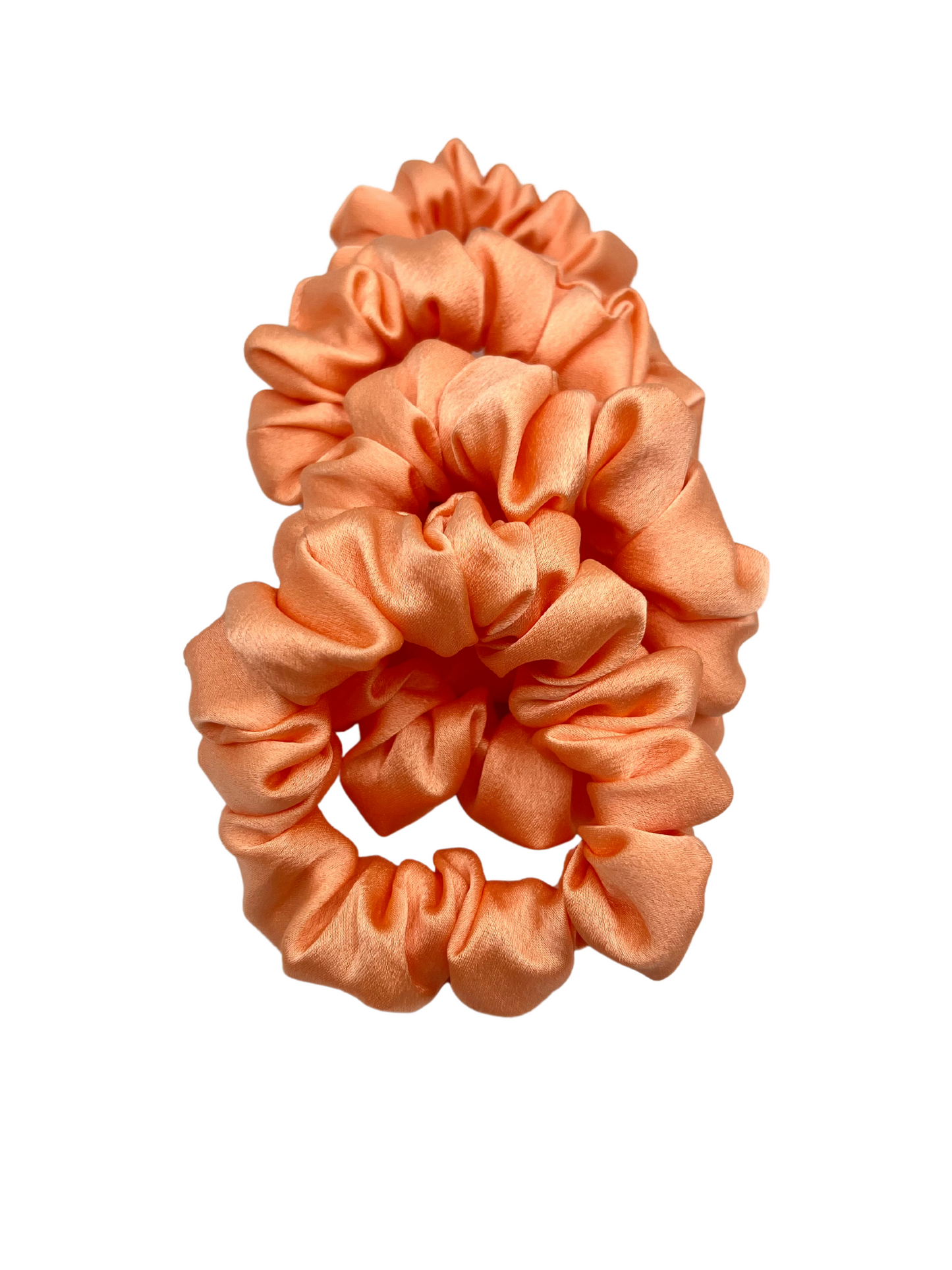 Silk Scrunchie - Peach