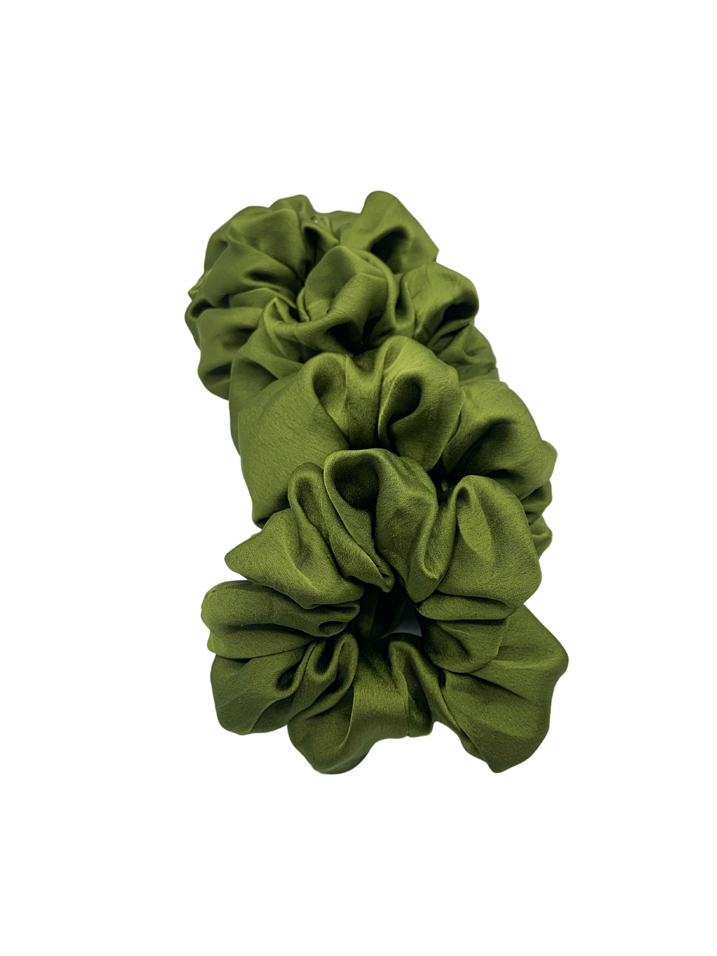 Silk Scrunchie - Basil - CC