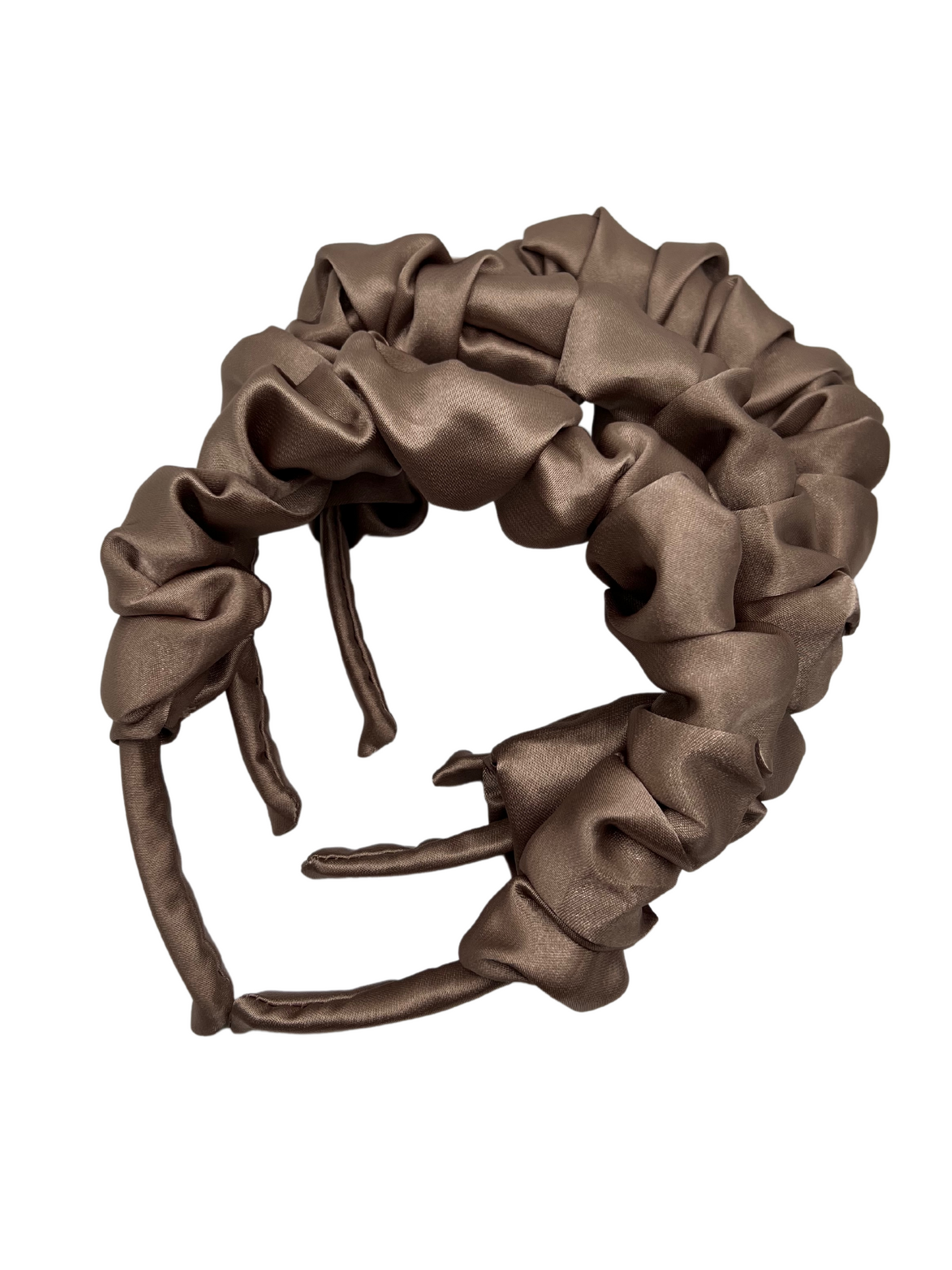 Thick Scrunchie Headband - Taupe