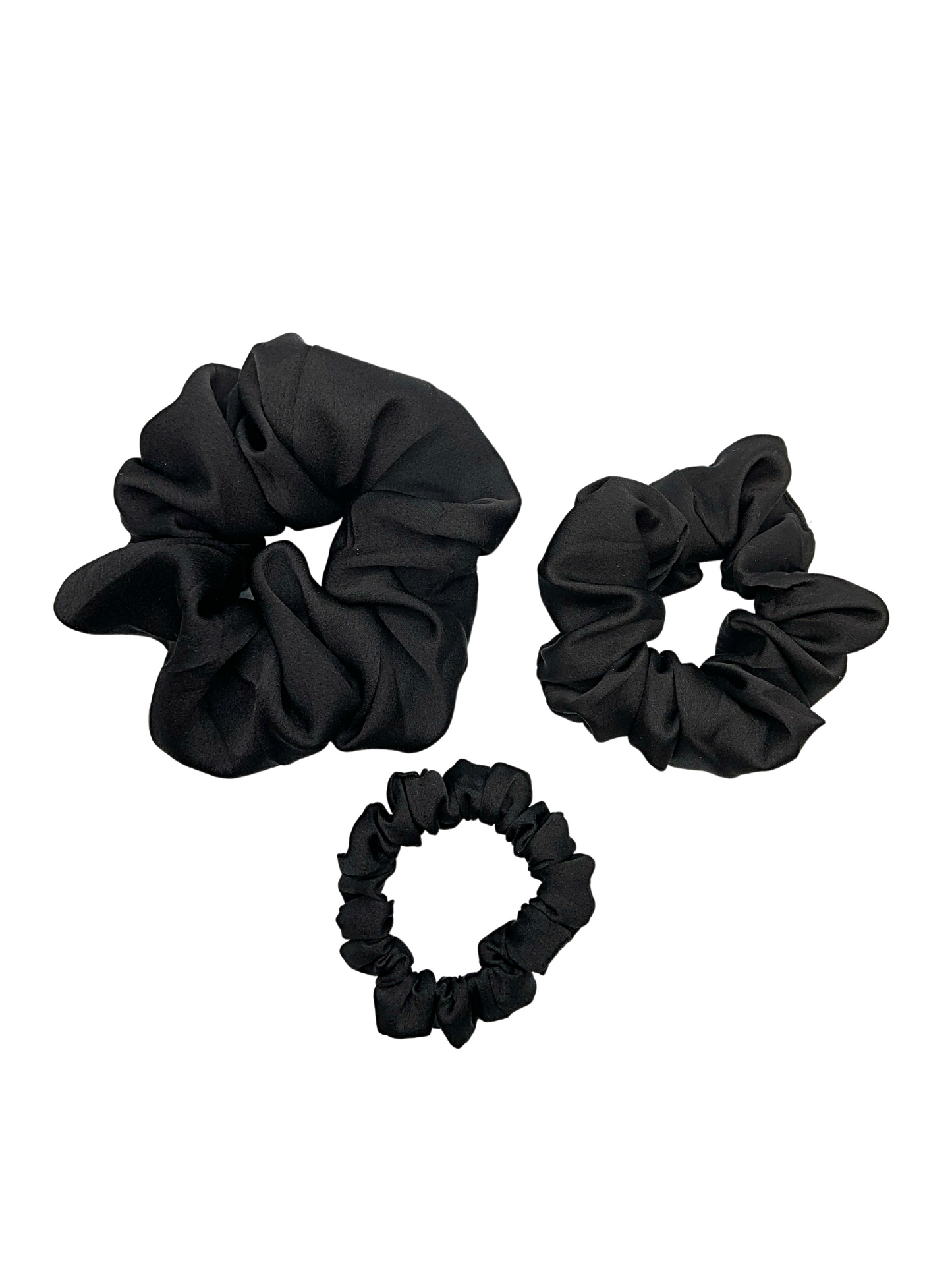Silk Scrunchie - Noir
