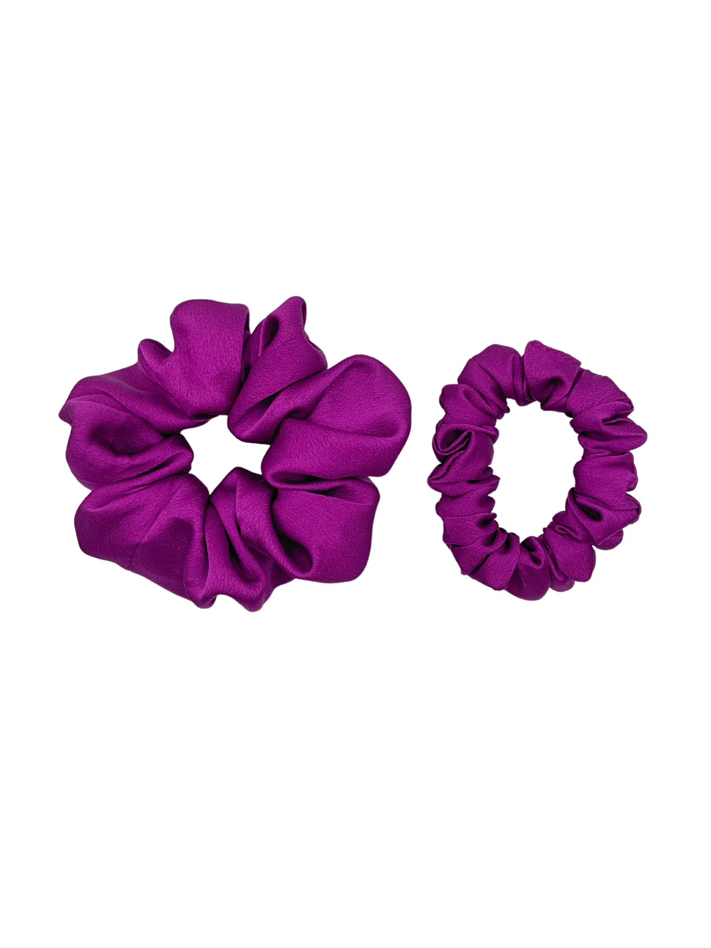 Silk Scrunchie - Amethyst