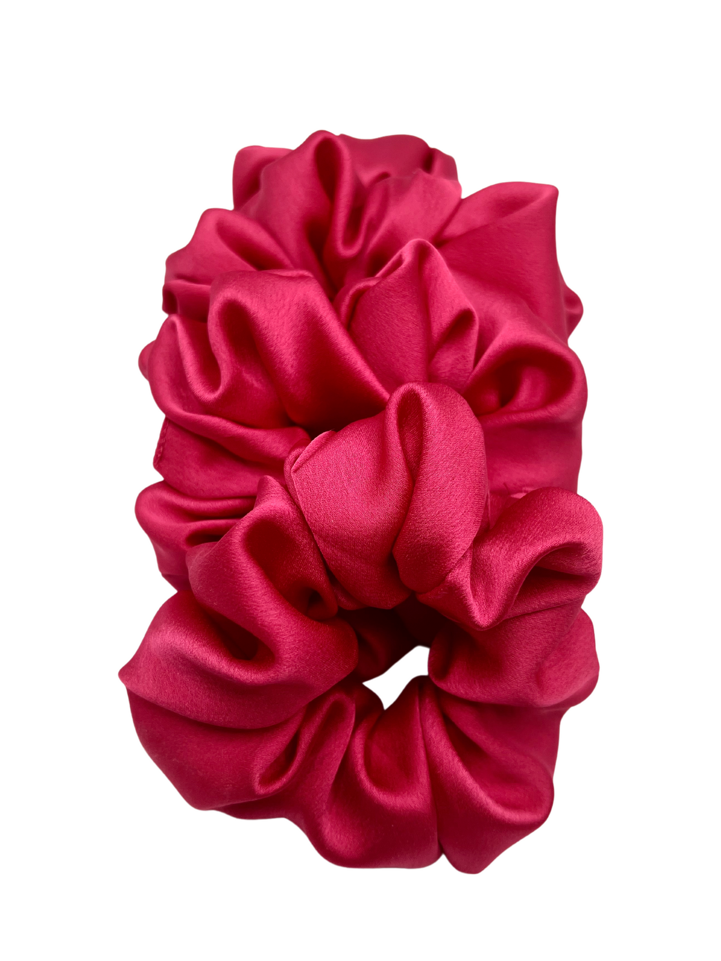 Silk Scrunchie - Fuschia