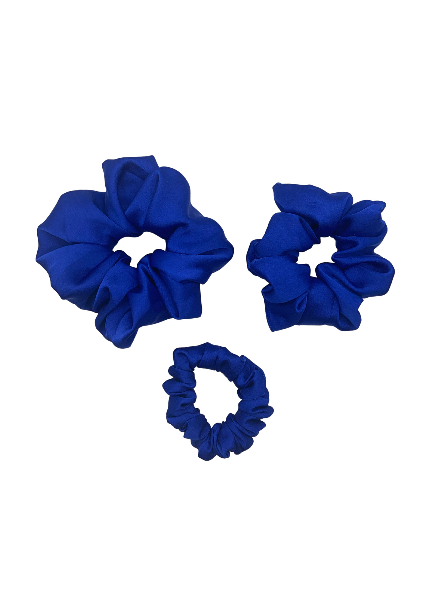 Silk Scrunchie - Royal Blue