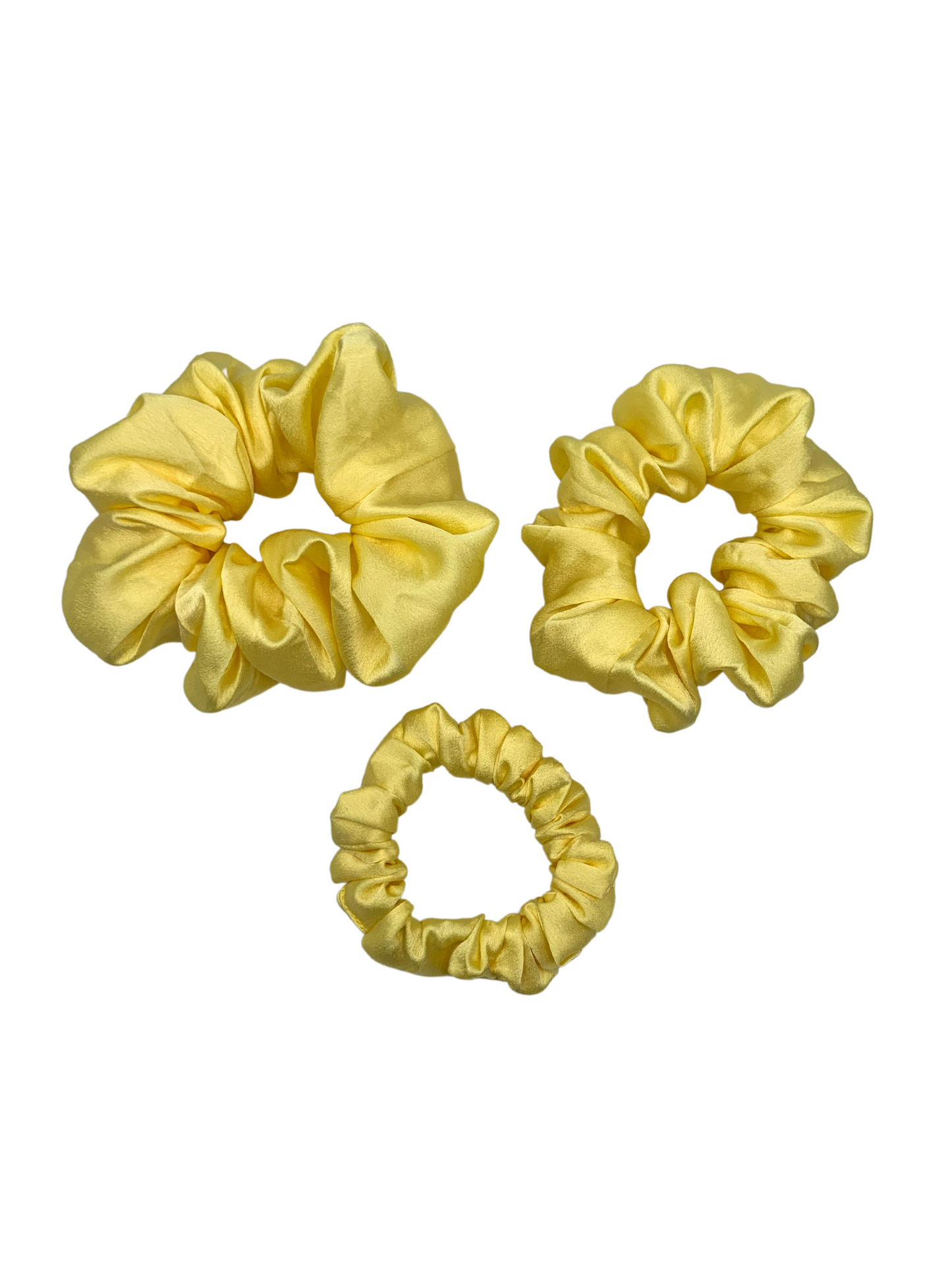 Silk Scrunchie - Lemondrop