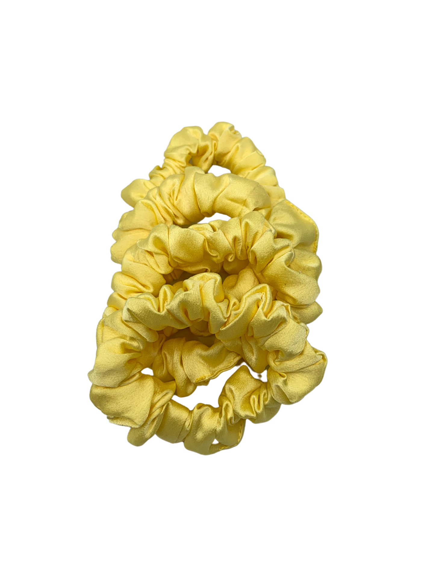 Silk Scrunchie - Lemondrop