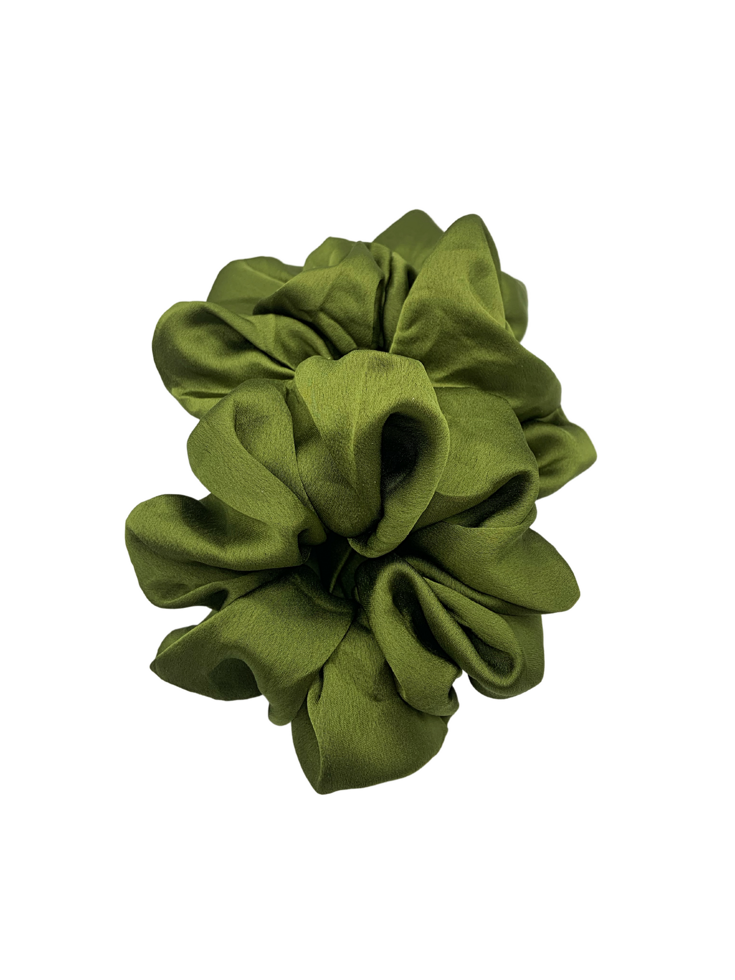 Silk Scrunchie - Basil - CC