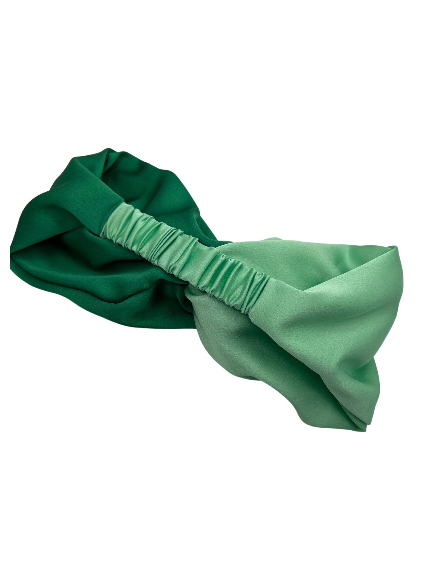 Twist-Knot Headband - Pine & Pearly Emerald Twist