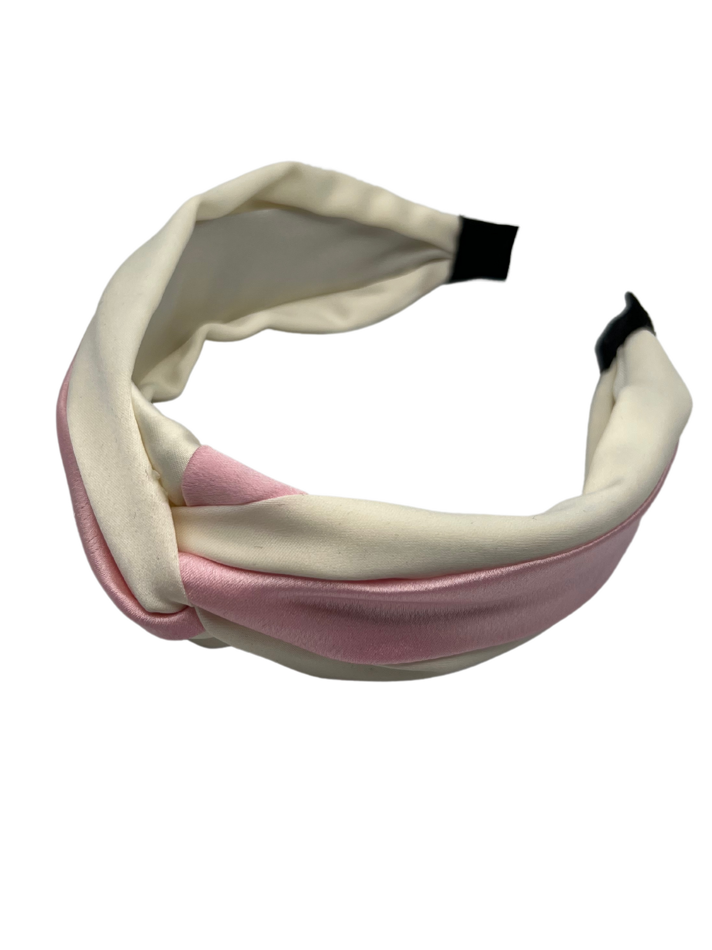 Twist-Knot Hard Headband - Cream Ballet Slipper