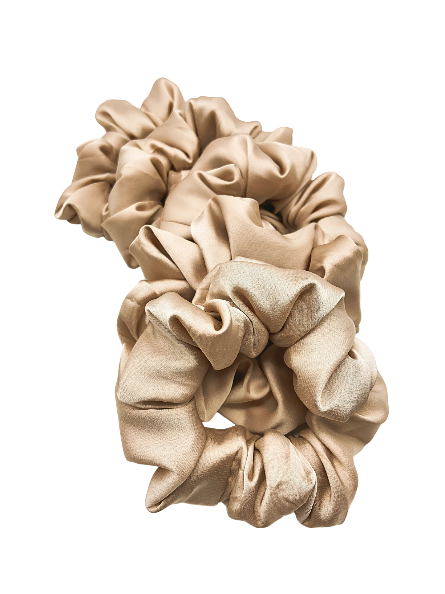 Silk Scrunchie - Champagne