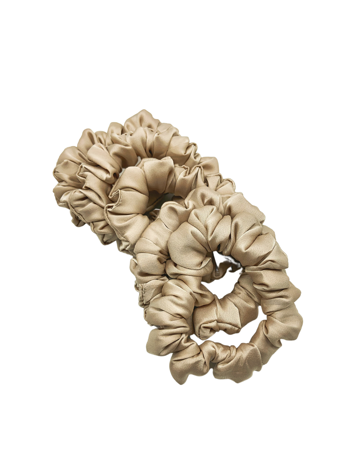 Silk Scrunchie - Champagne