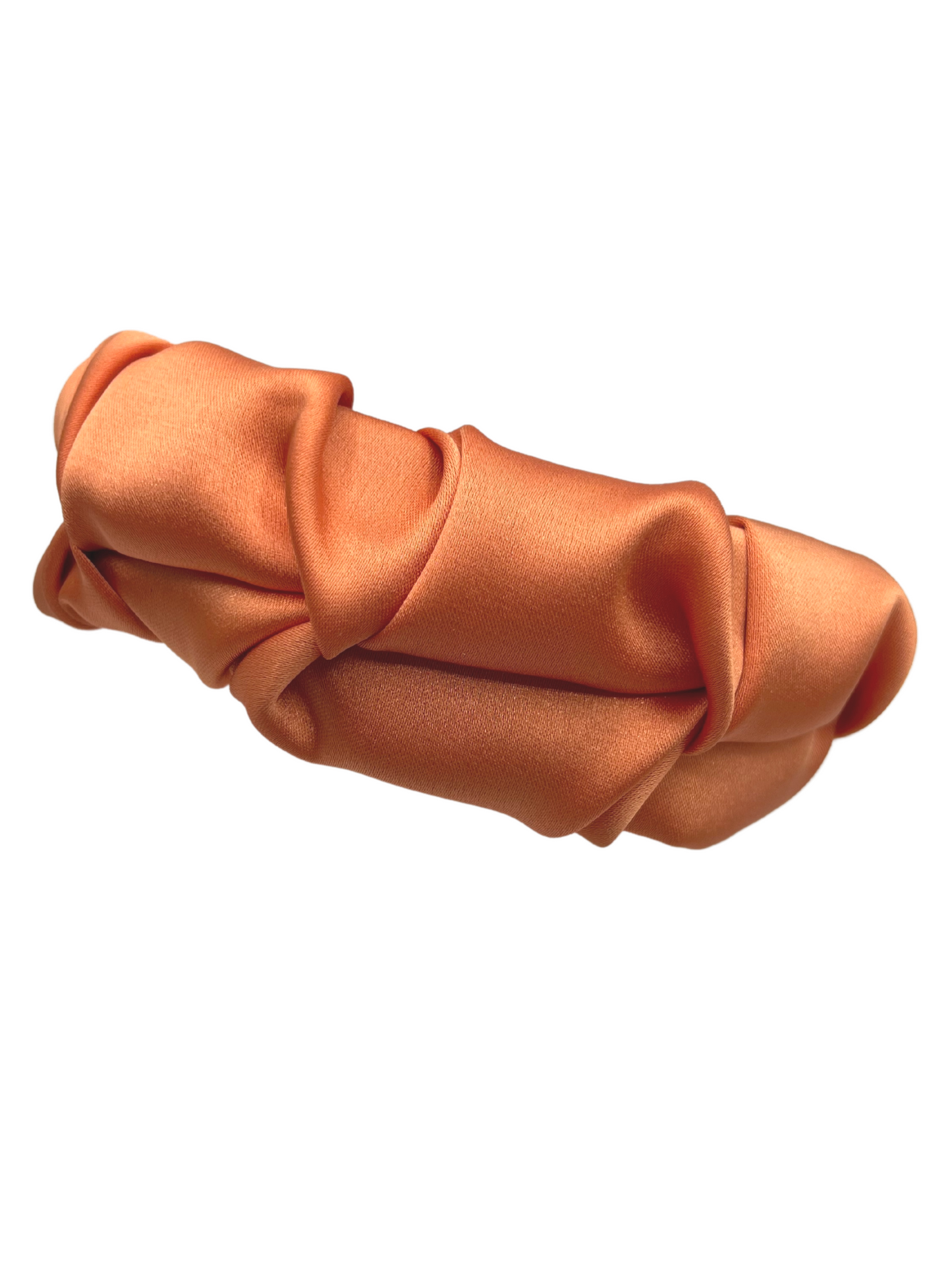 Pleated Headband - Coral
