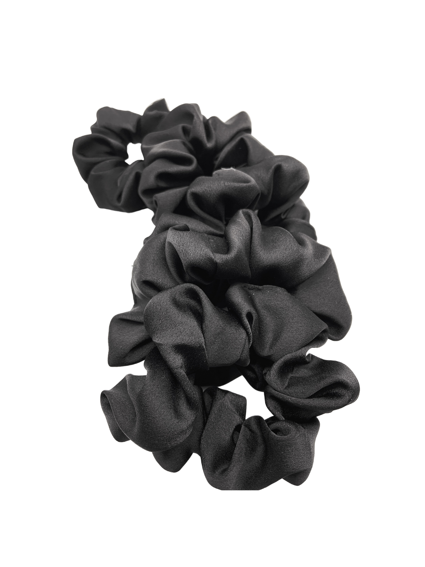 Silk Scrunchie - Noir