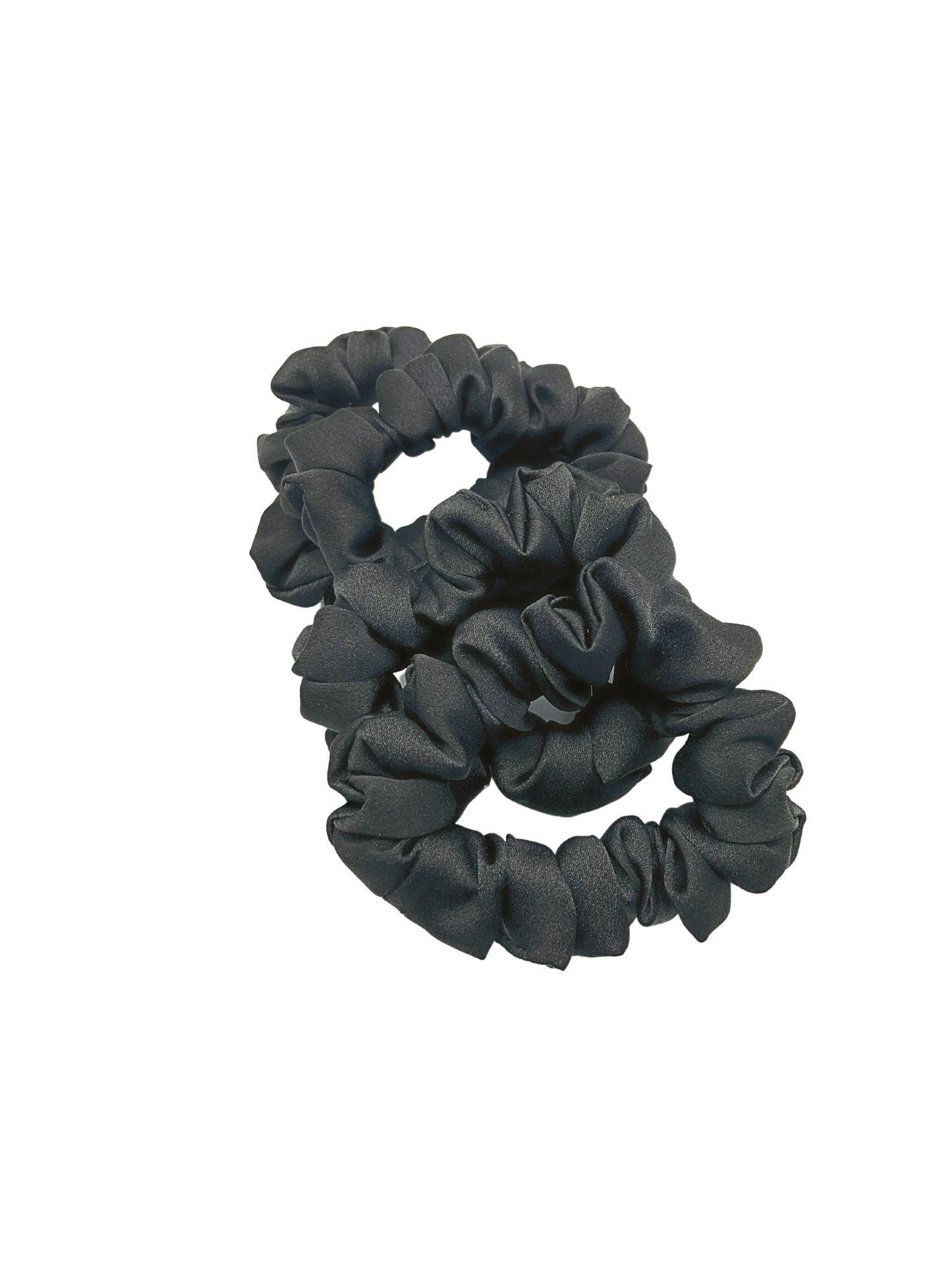 Silk Scrunchie - Noir