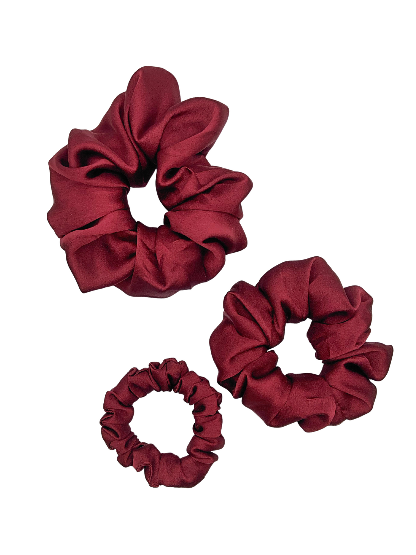 Silk Scrunchie - Sangria