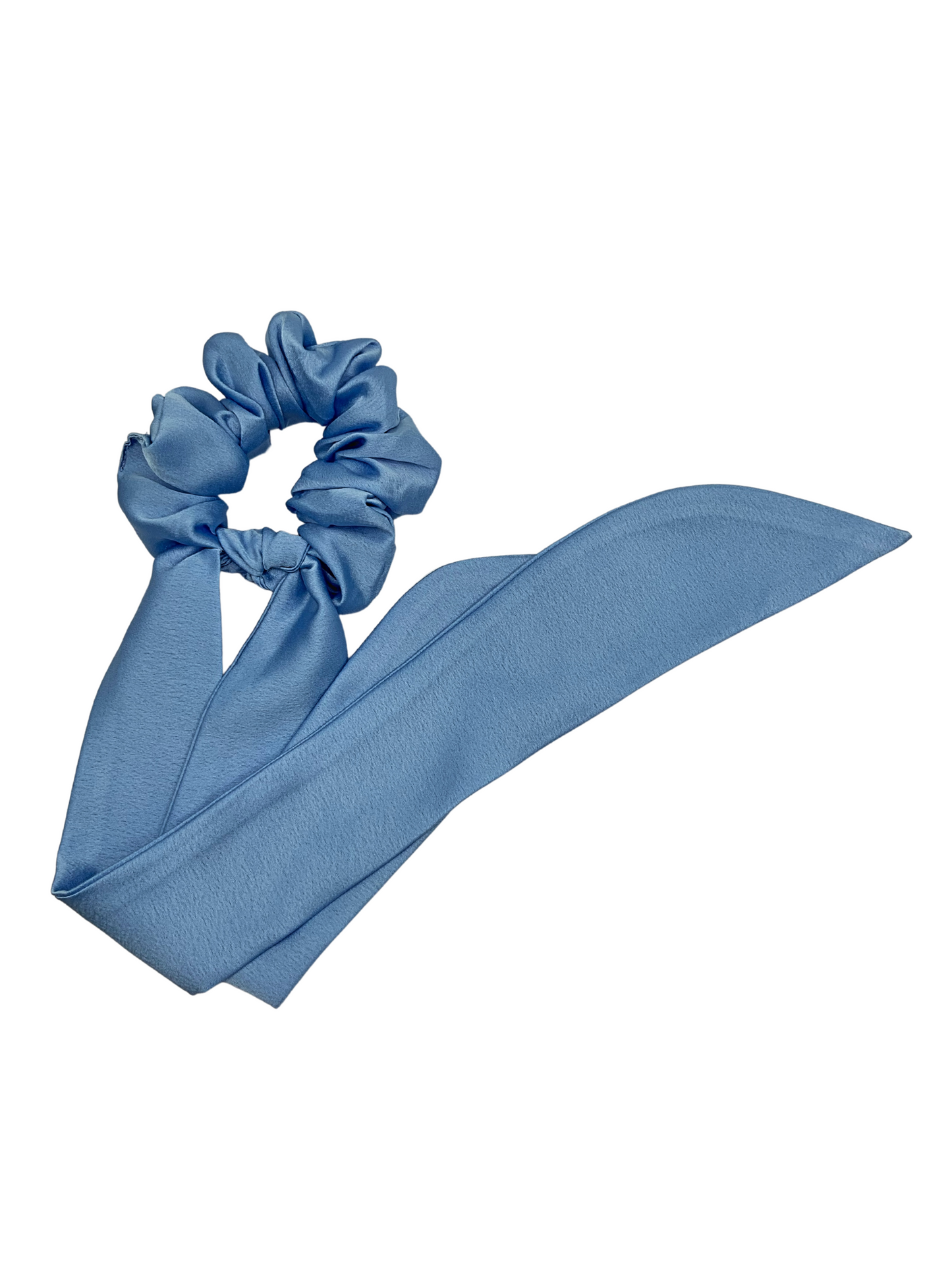 Silk Scrunchie - Denim Scarf