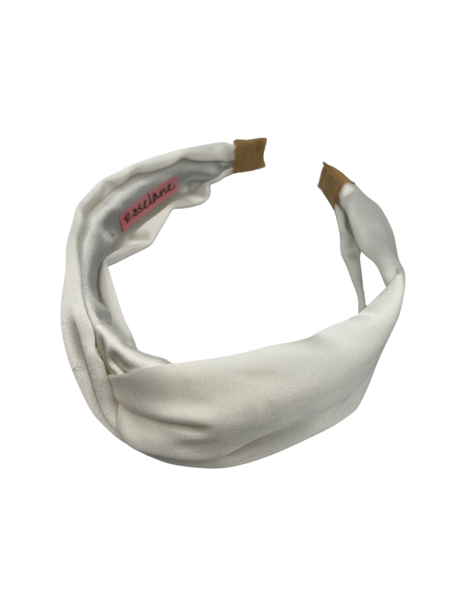 Twist-Knot Hard Headband - Milk