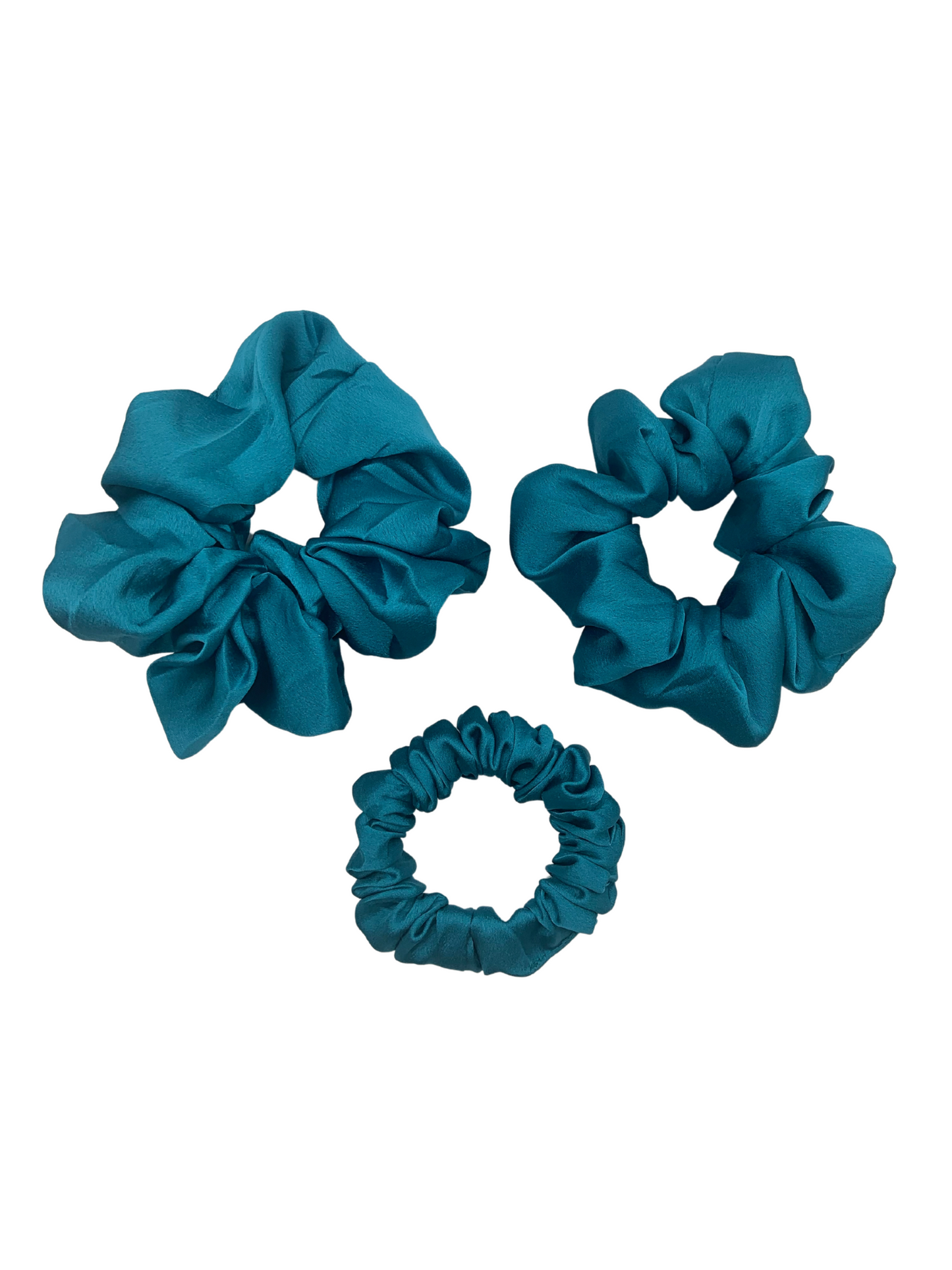 Silk Scrunchie - Cerulean