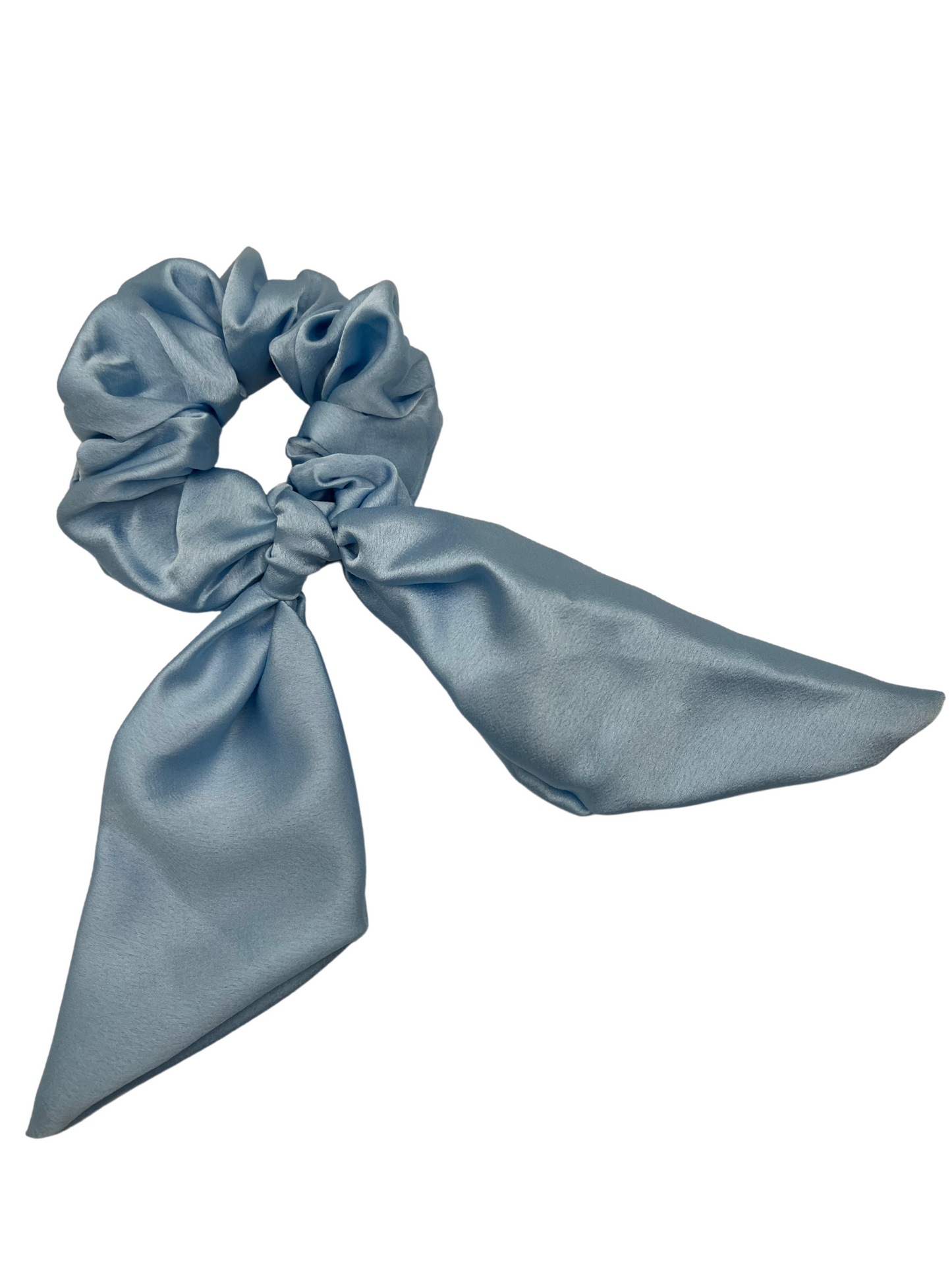 Silk Scrunchie - Artic Bunny Tail