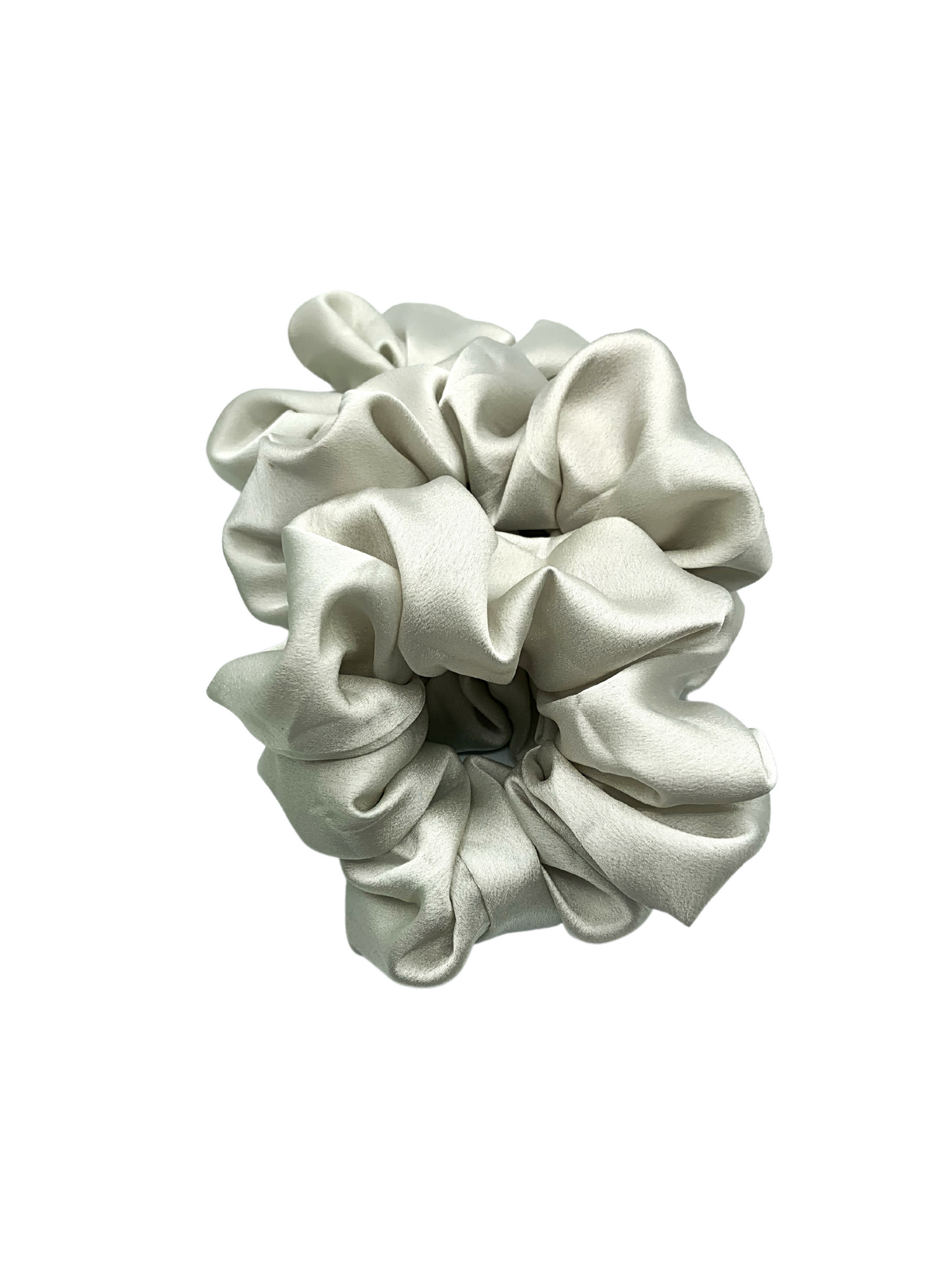 Silk Scrunchie - Ice