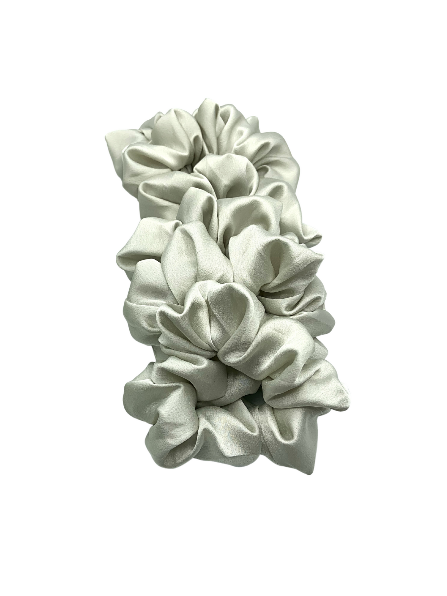 Silk Scrunchie - Ice