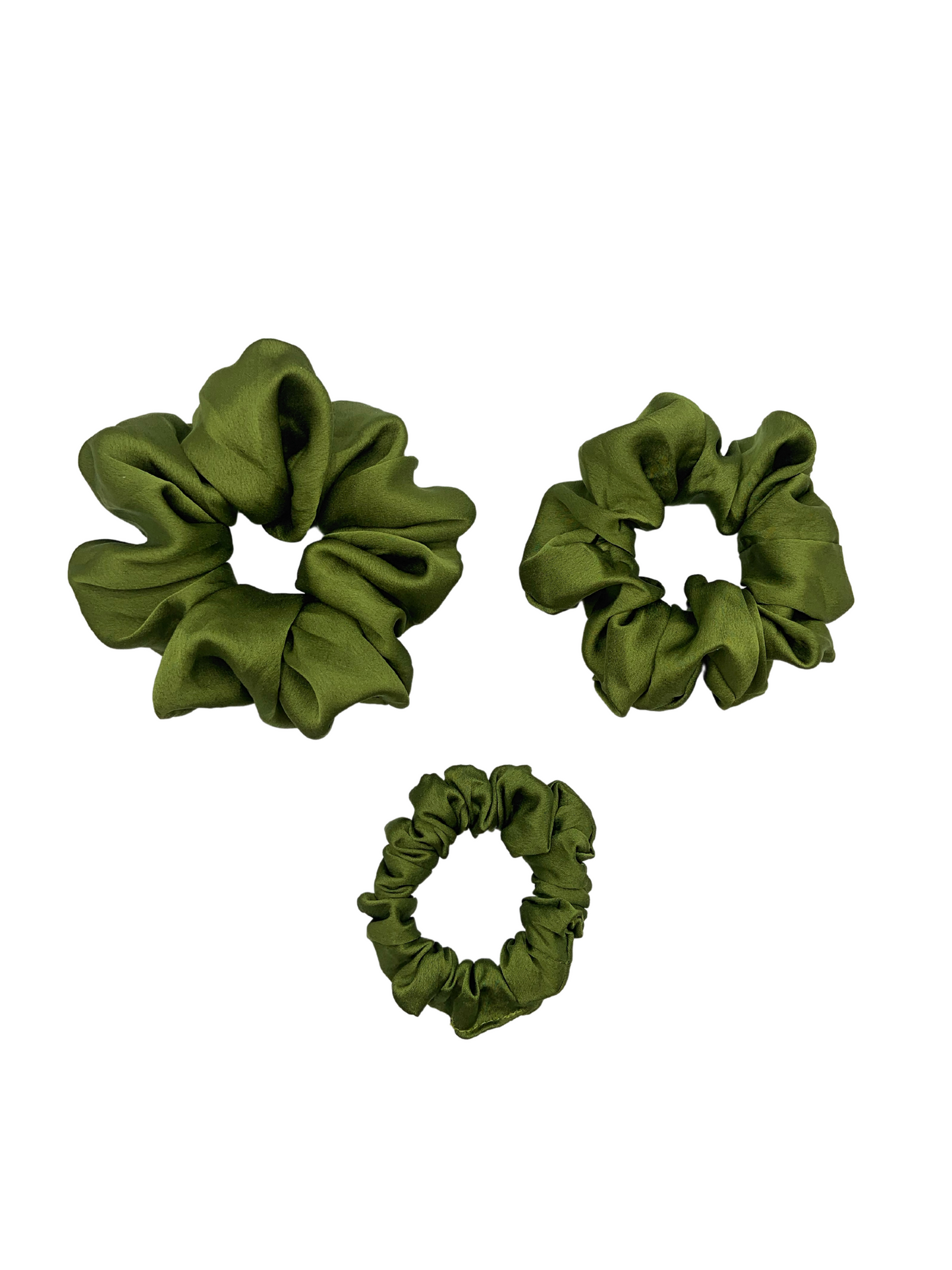 Silk Scrunchie - Basil - CC