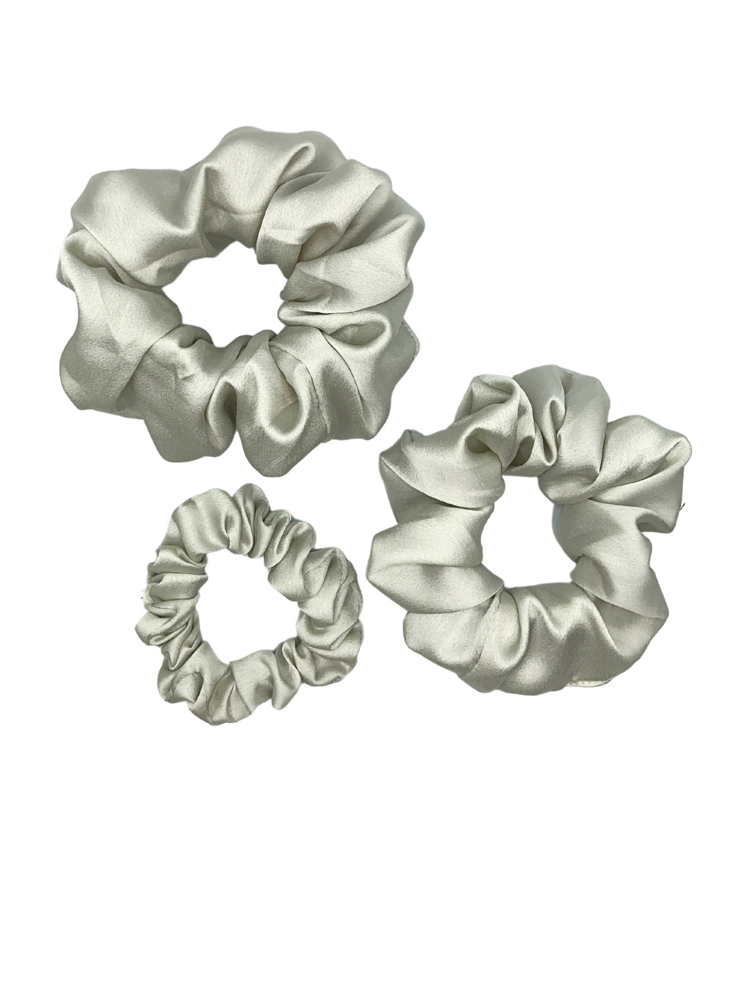 Silk Scrunchie - Ice