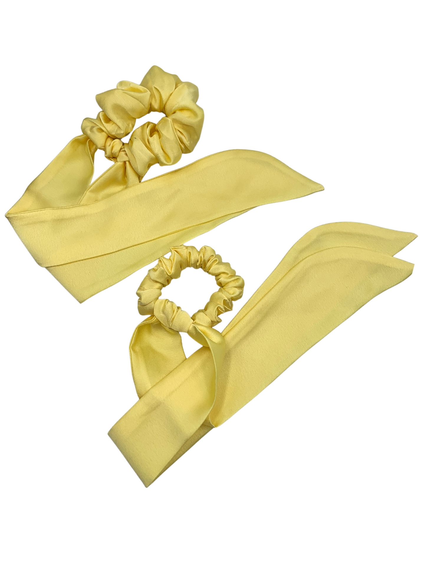 Silk Scrunchie - Lemondrop Scarf - CC