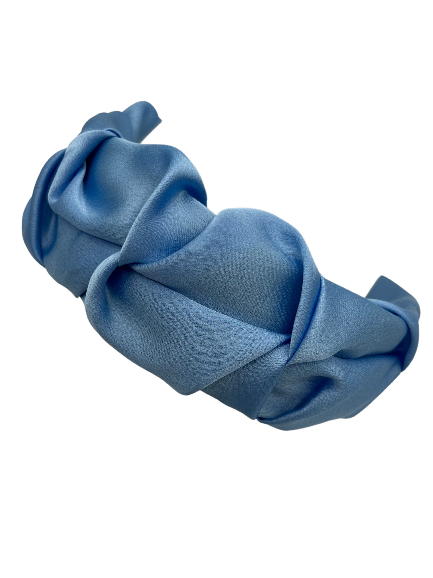 Pleated Headband - Denim