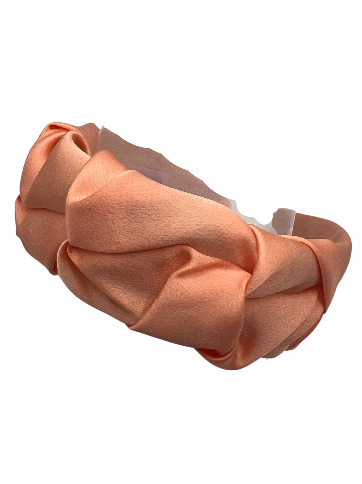 Pleated Headband - Peach
