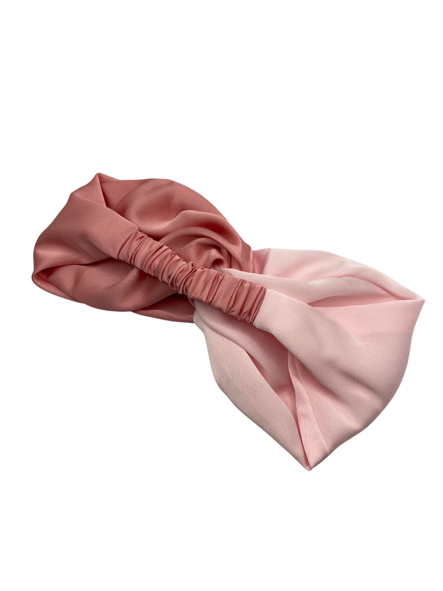 Twist-Knot Headband - Ballet Slipper & Dusty Rose