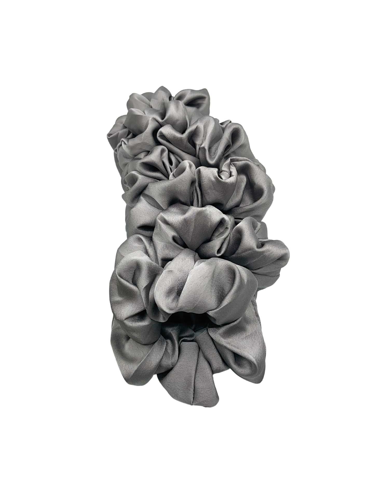 Silk Scrunchie - Pearl