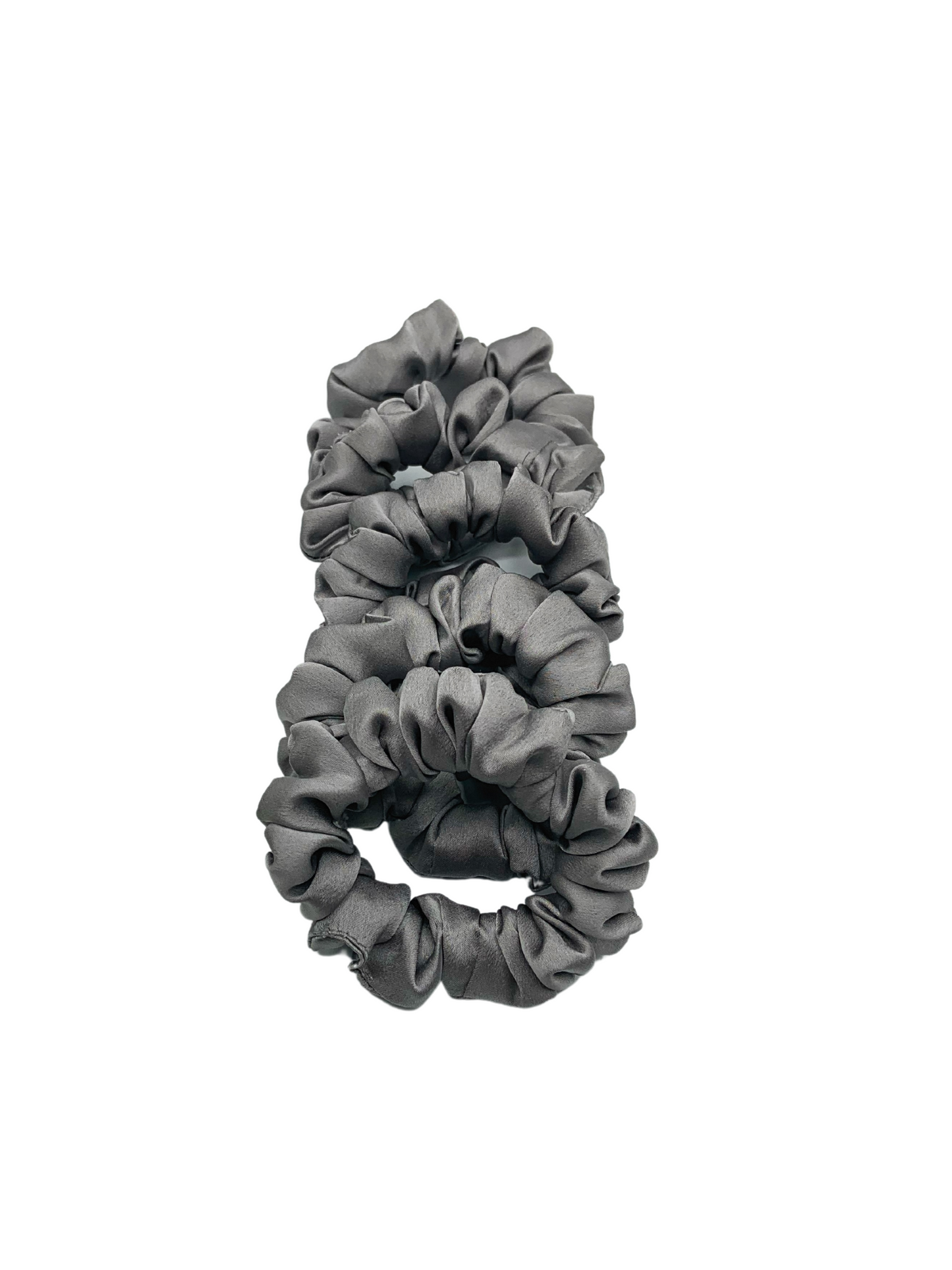 Silk Scrunchie - Pearl