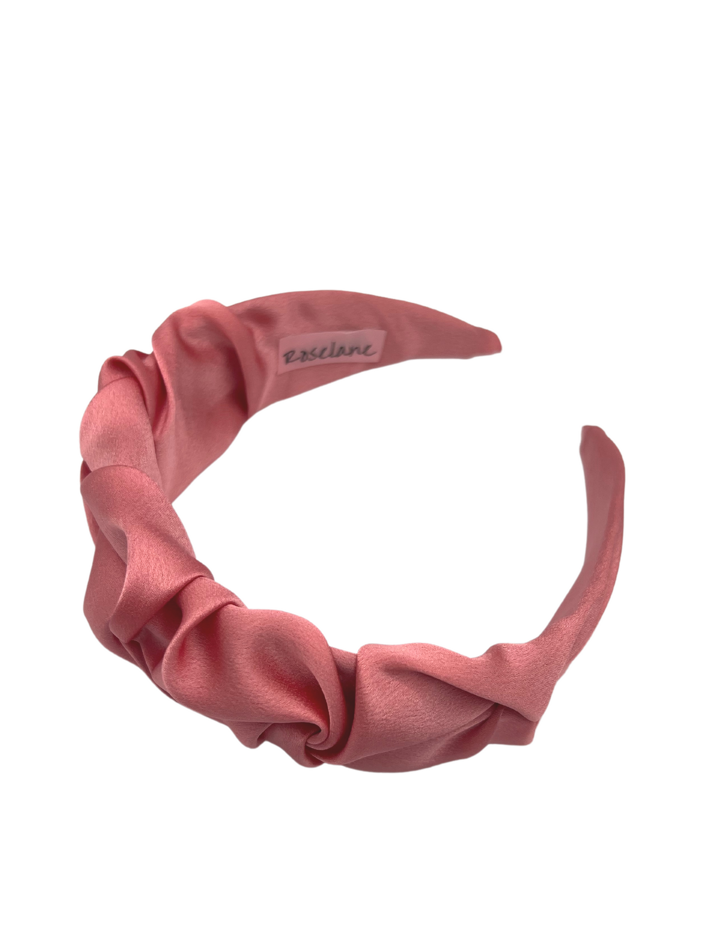 Pleated Headband - Brick Pink