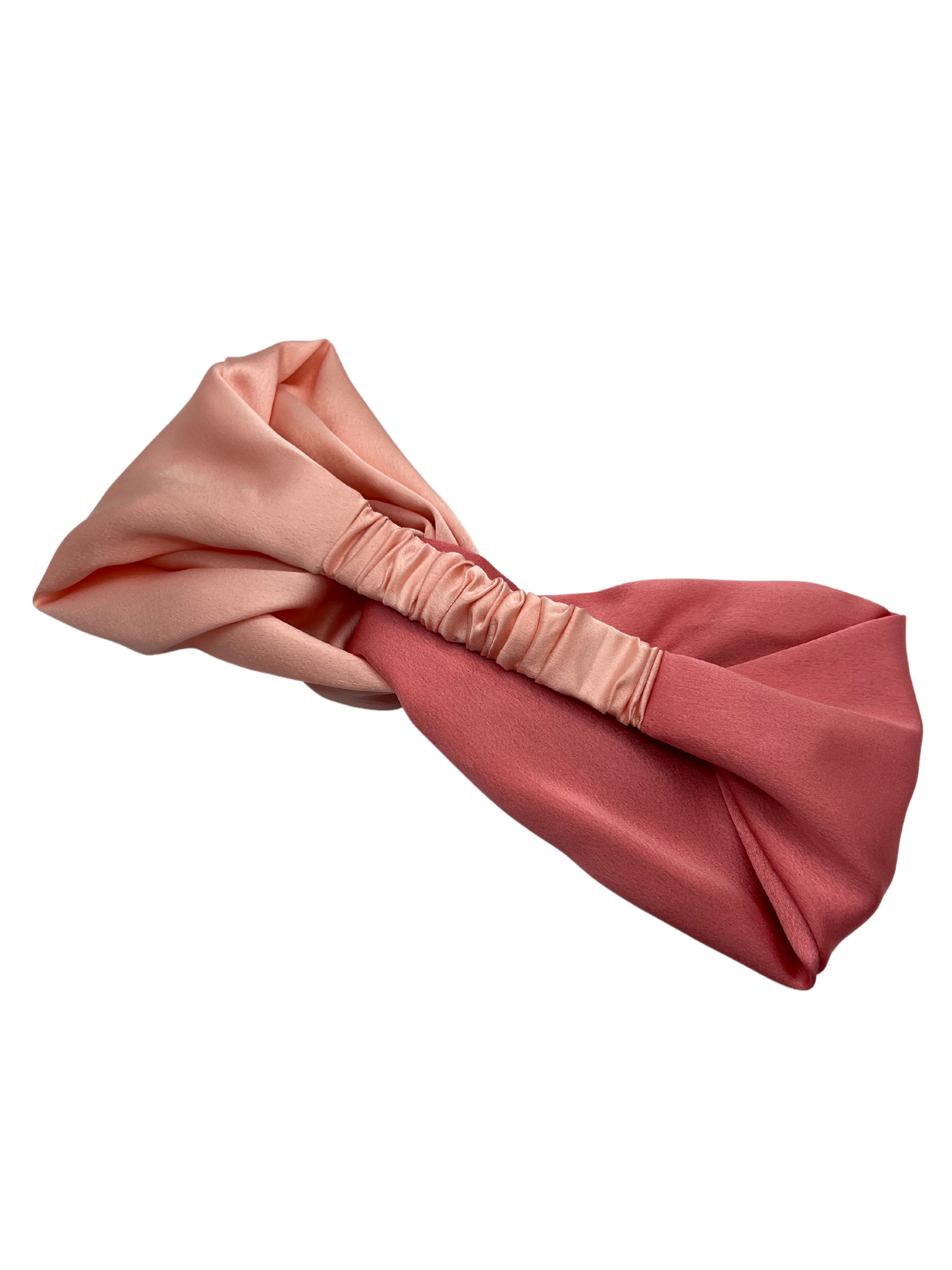 Twist-Knot Headband - Peony & Brick Pink Twist