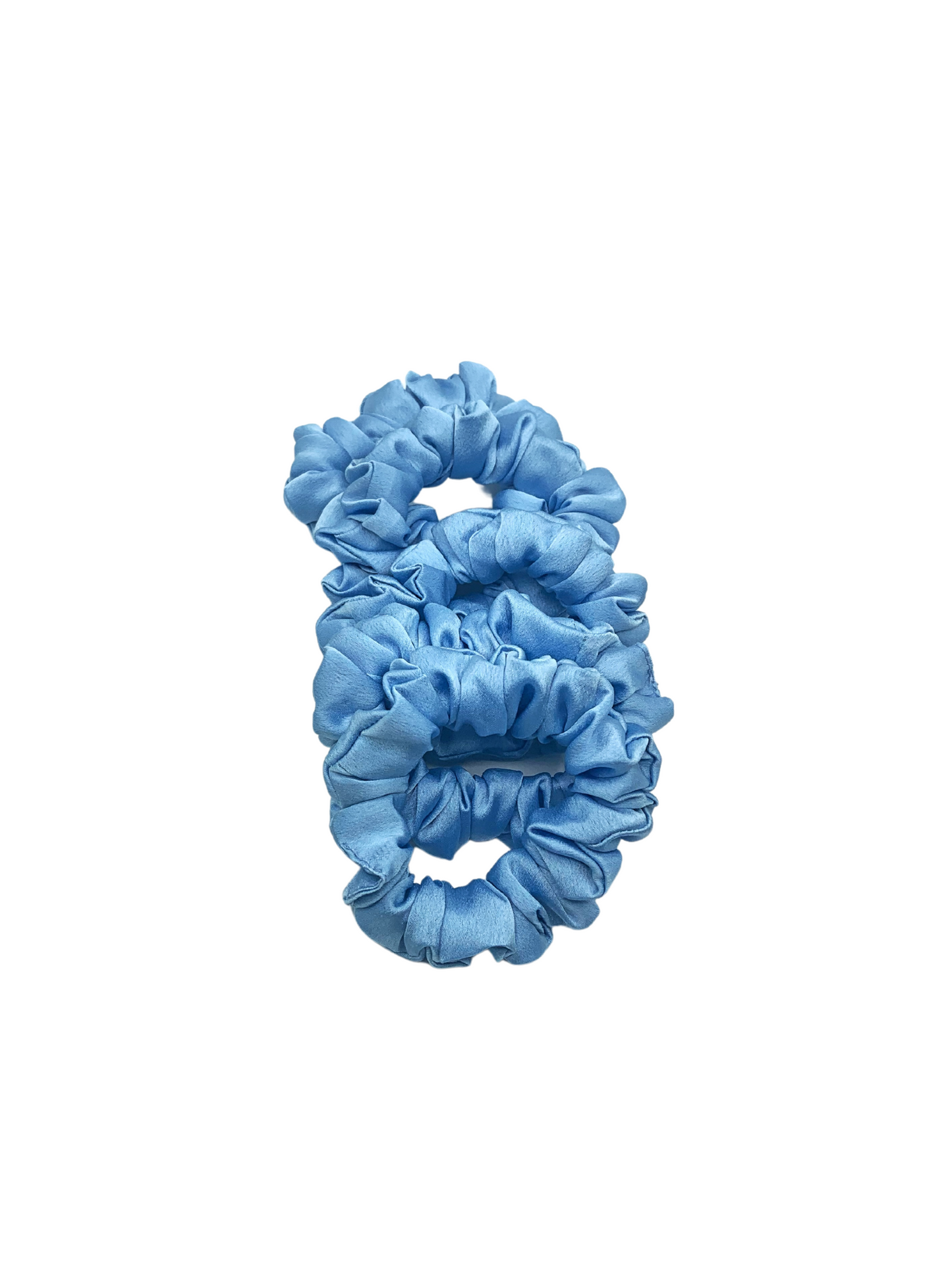 Silk Scrunchie - Denim