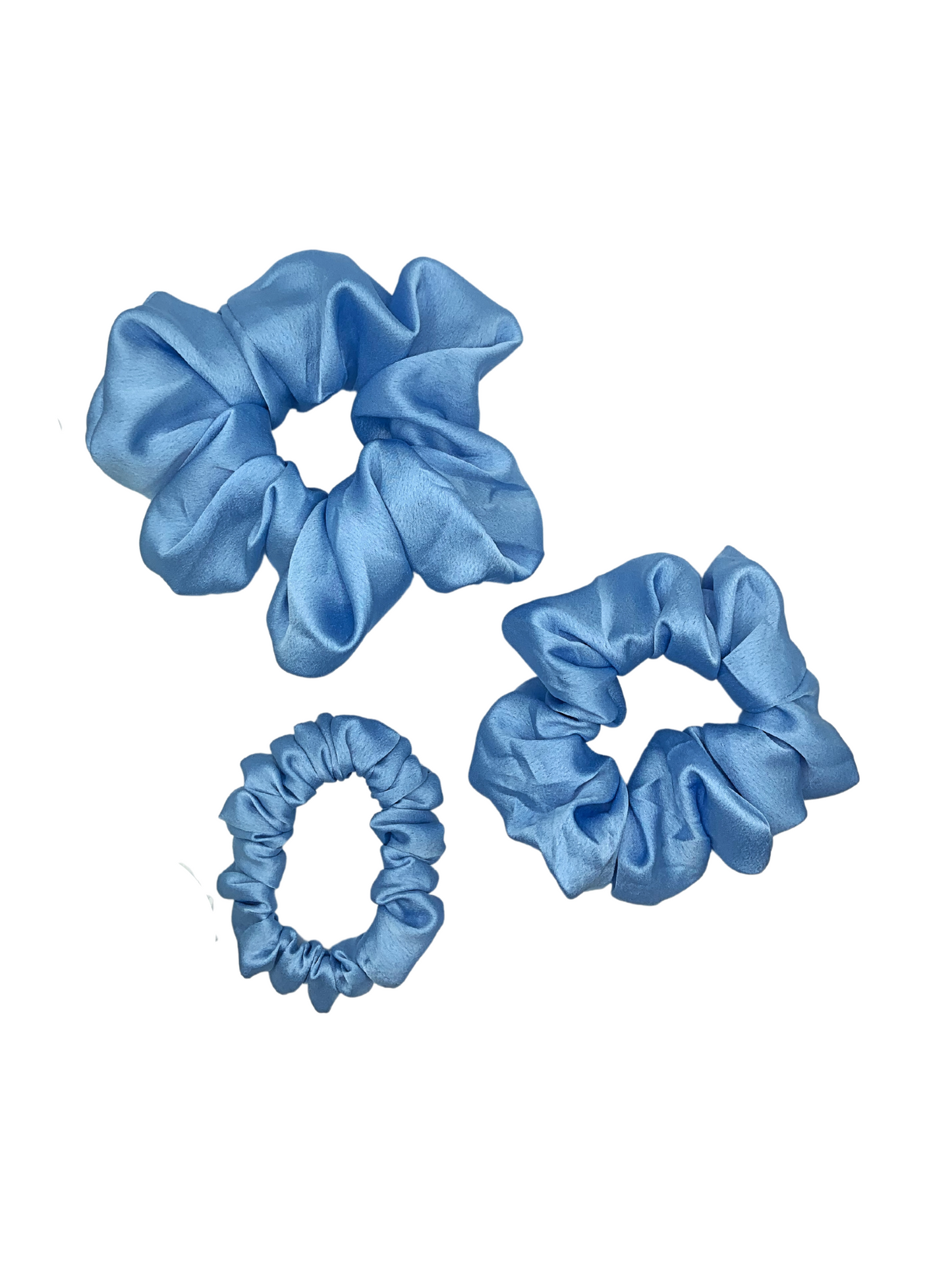 Silk Scrunchie - Denim