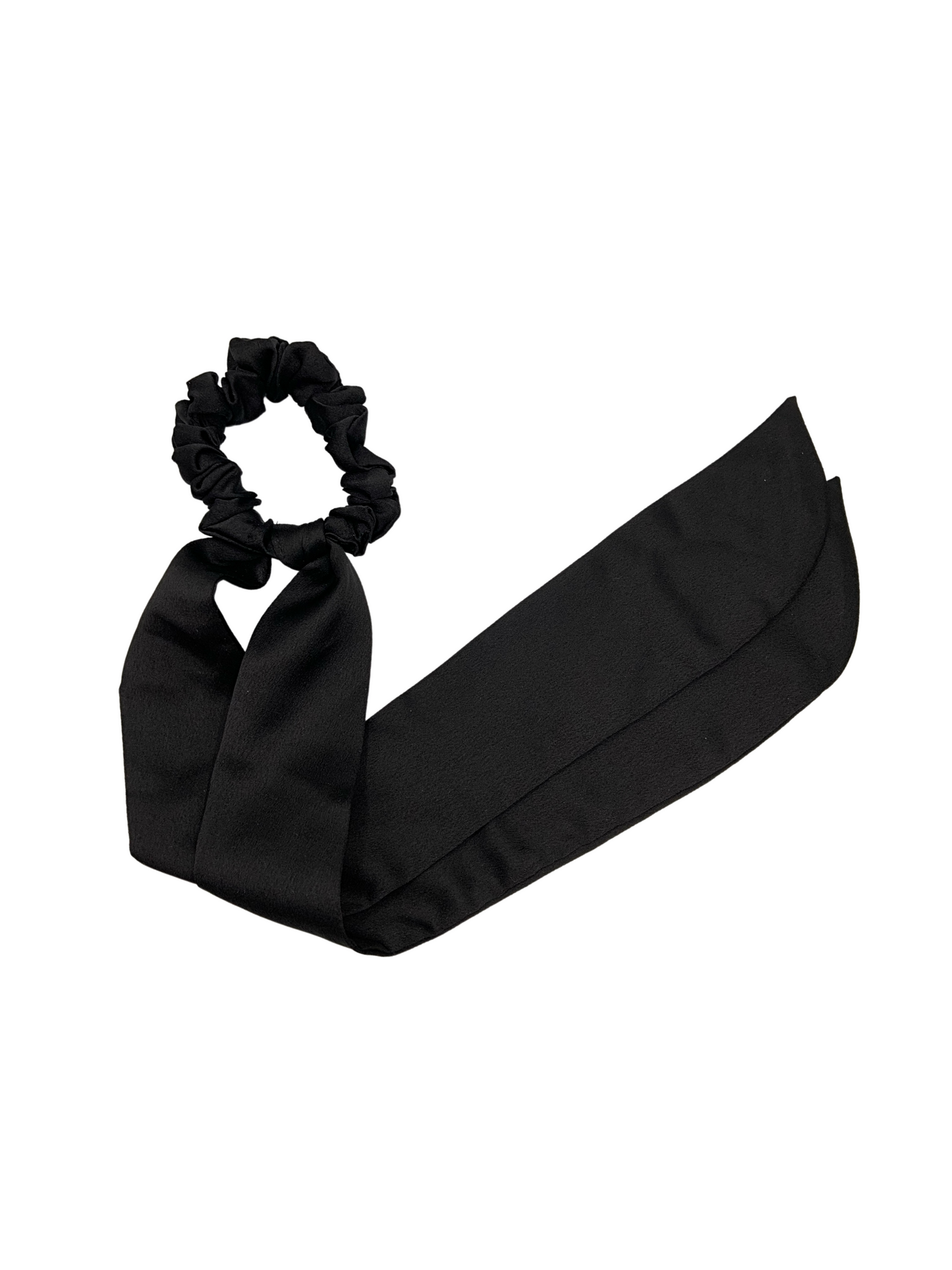 Silk Scrunchie - Noir Scarf