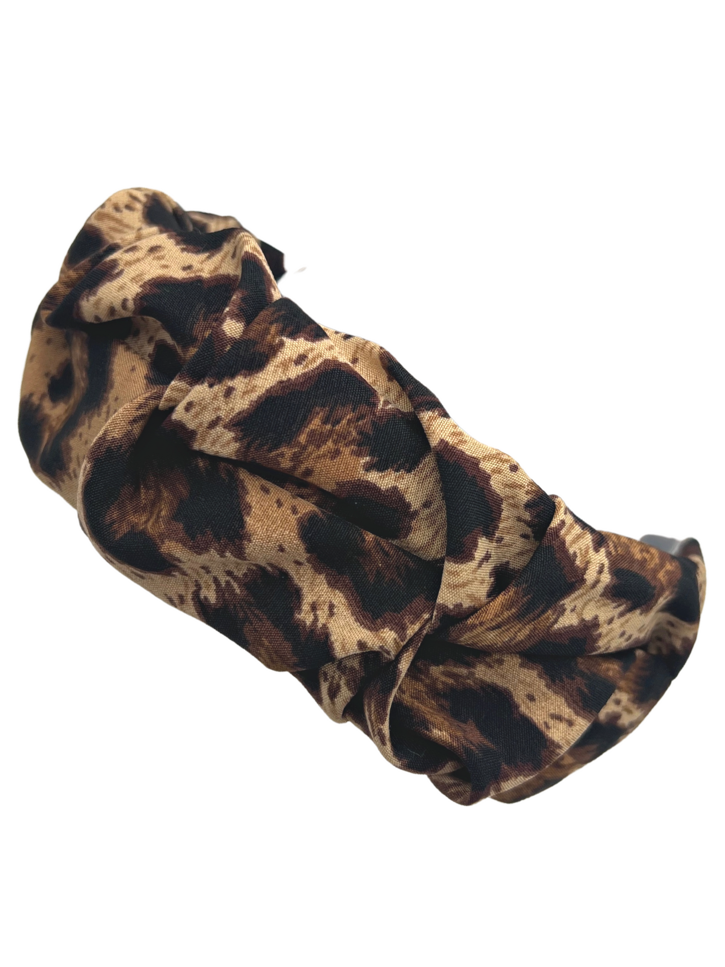 Pleated Headband - Leopard