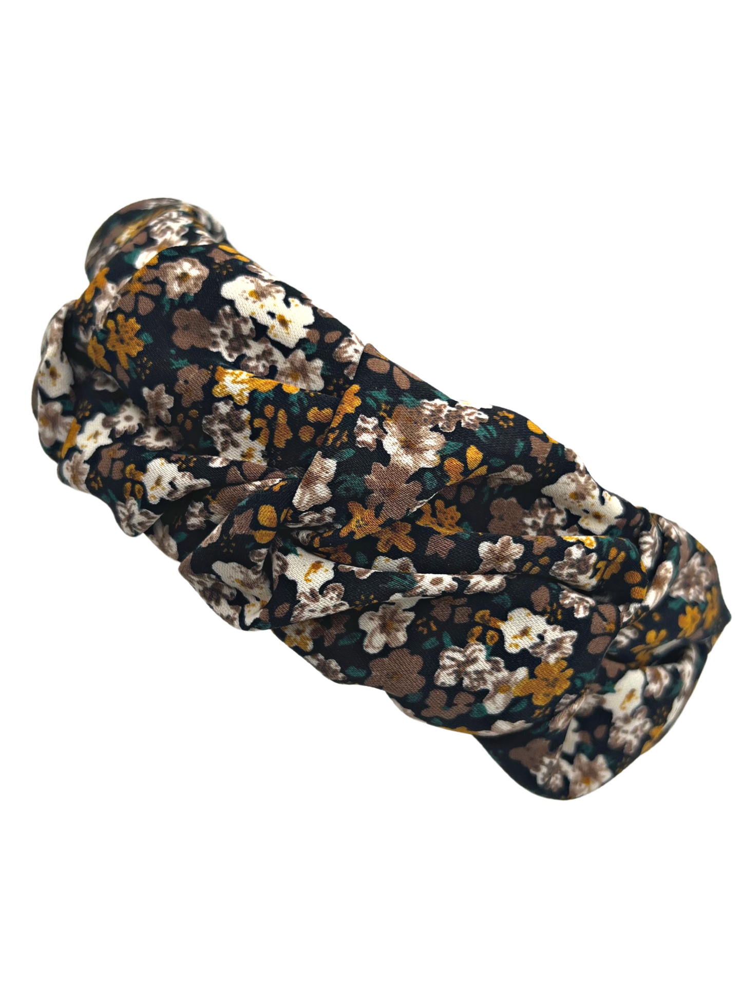 Pleated Headband - Garden Leaves