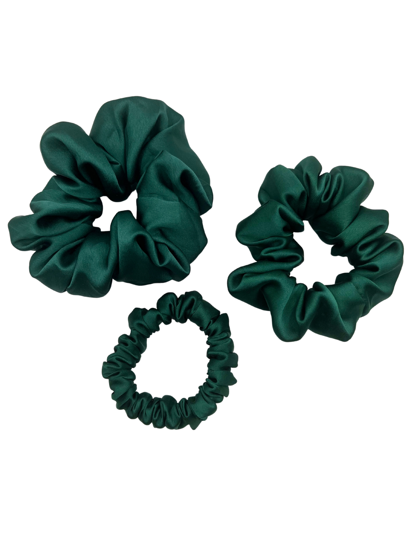 Silk Scrunchie - Pine