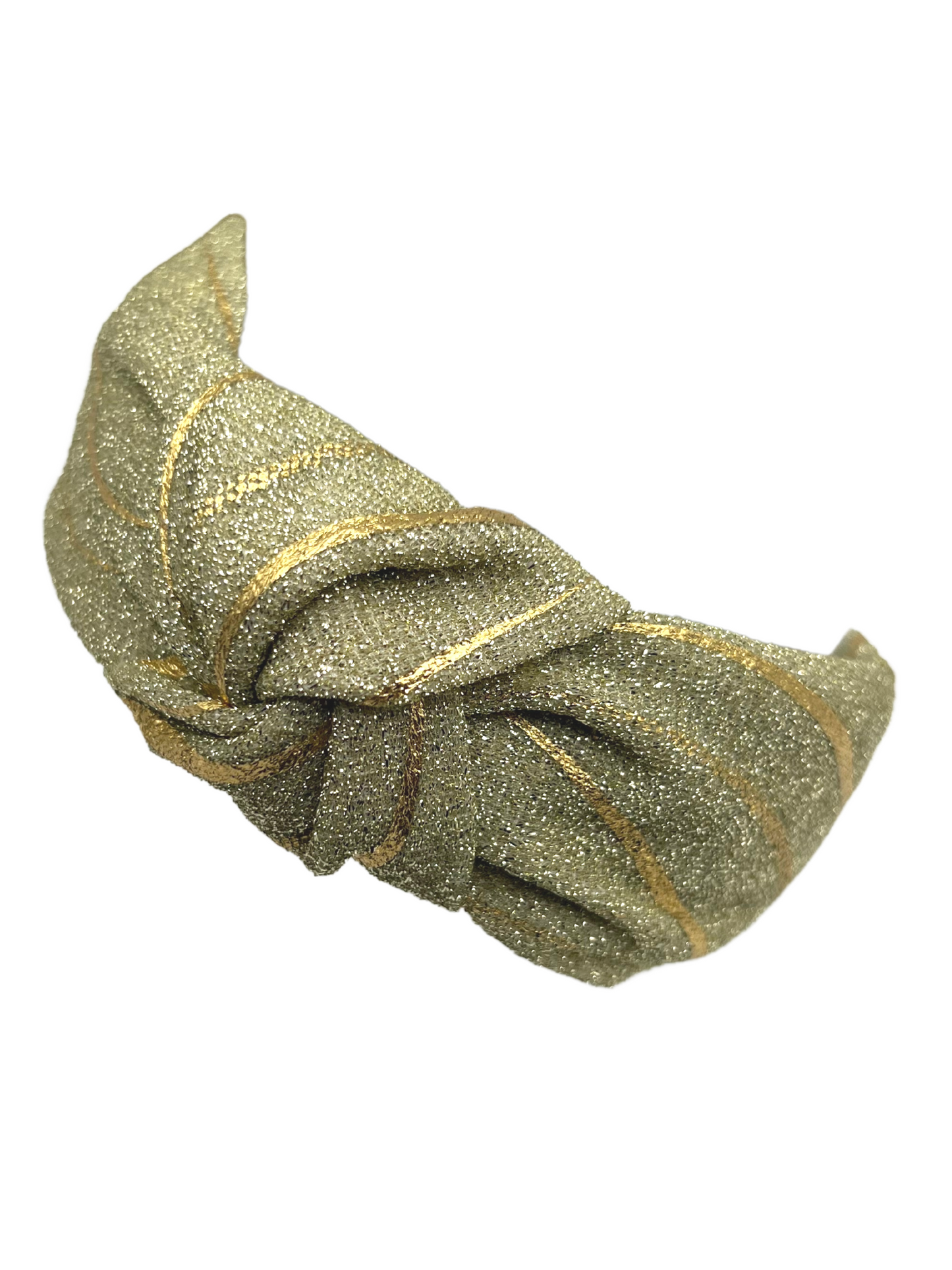 Top-Knot Headband - Glitter and Gold