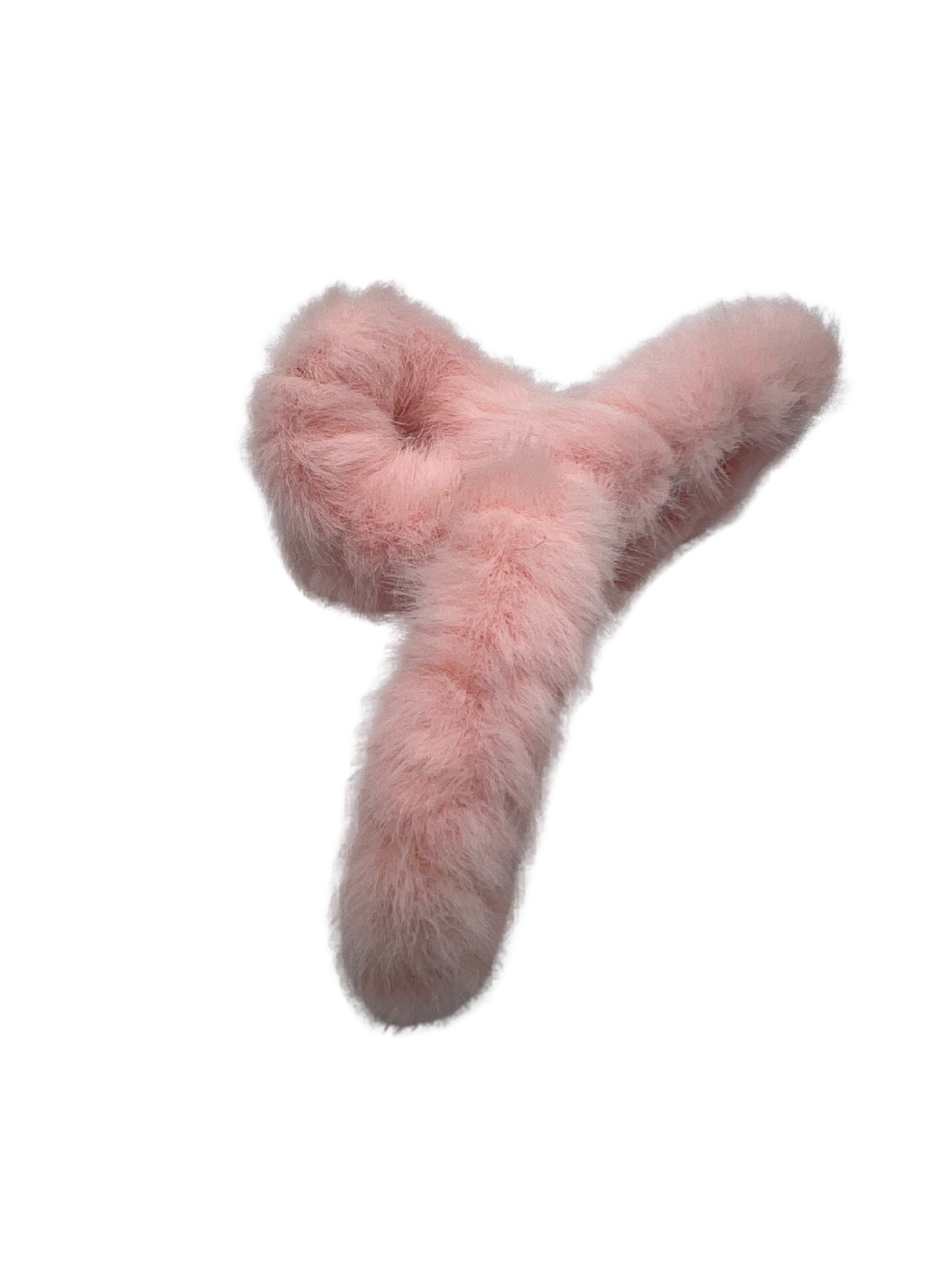 Fuzzy Hair Claw - Ballet Slipper