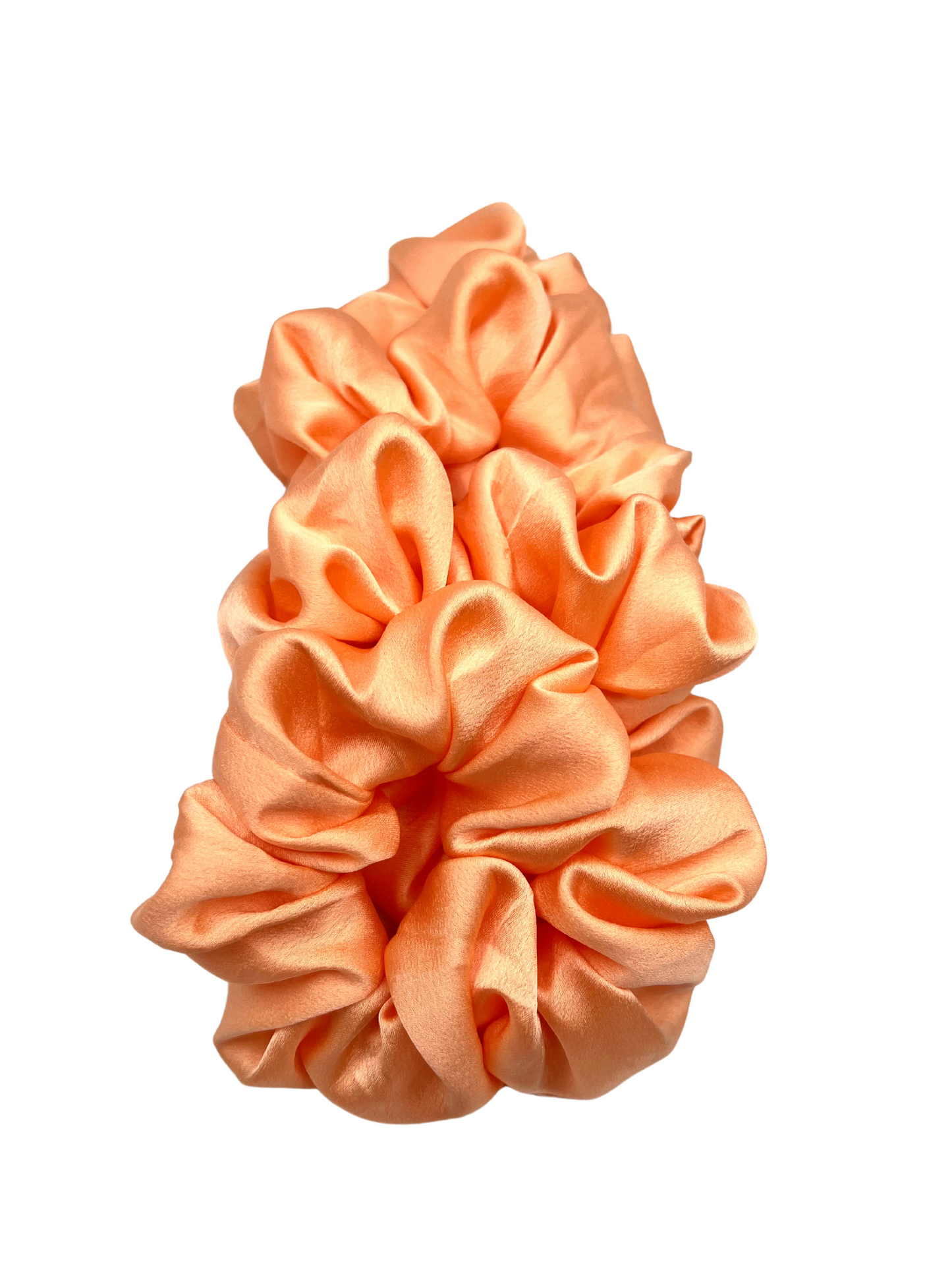 Silk Scrunchie - Peach