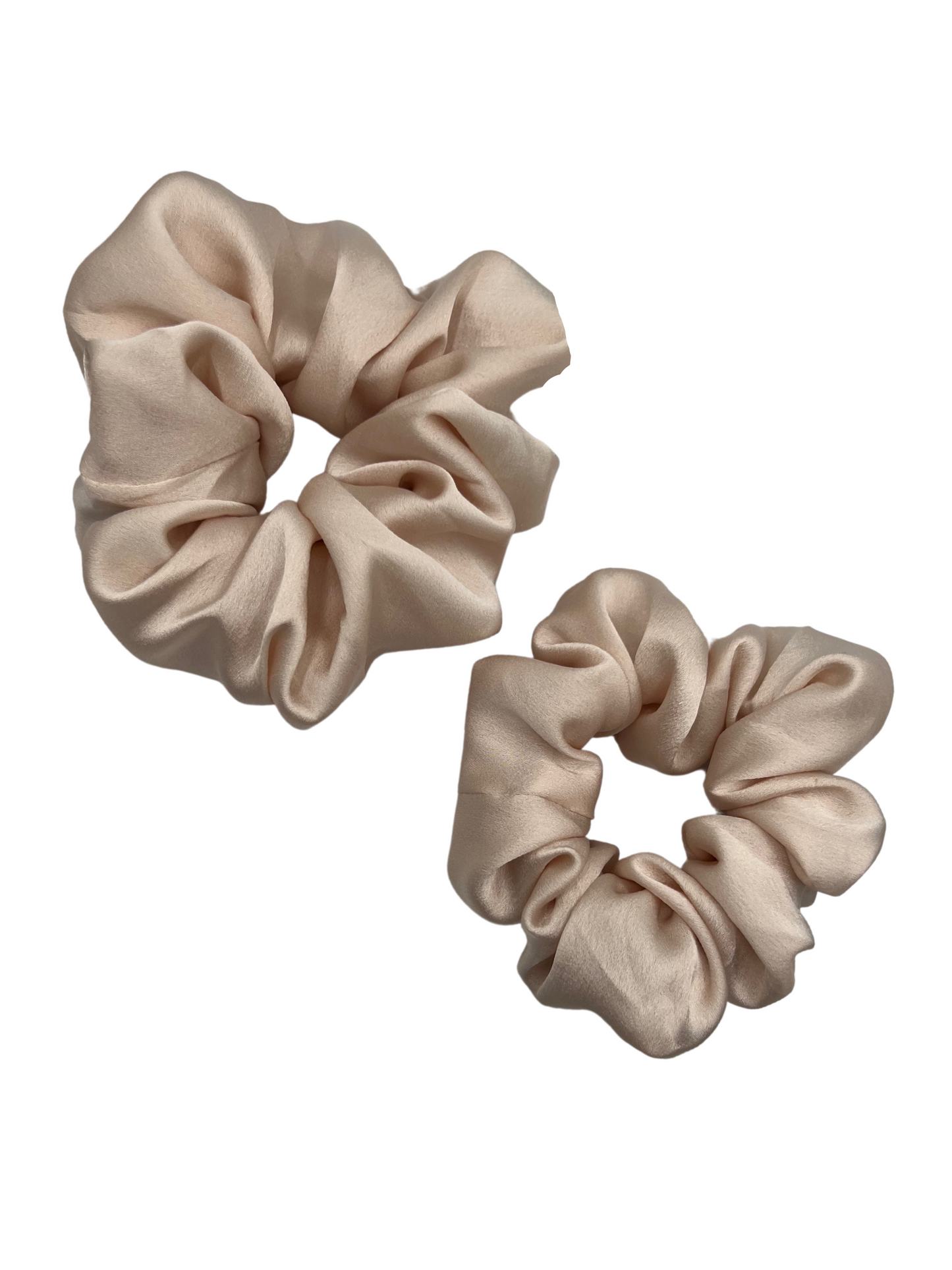 Silk Scrunchie - Champagne