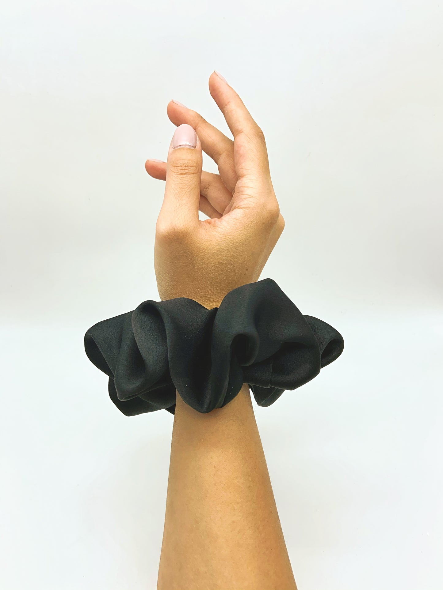Silk Scrunchie - Noir