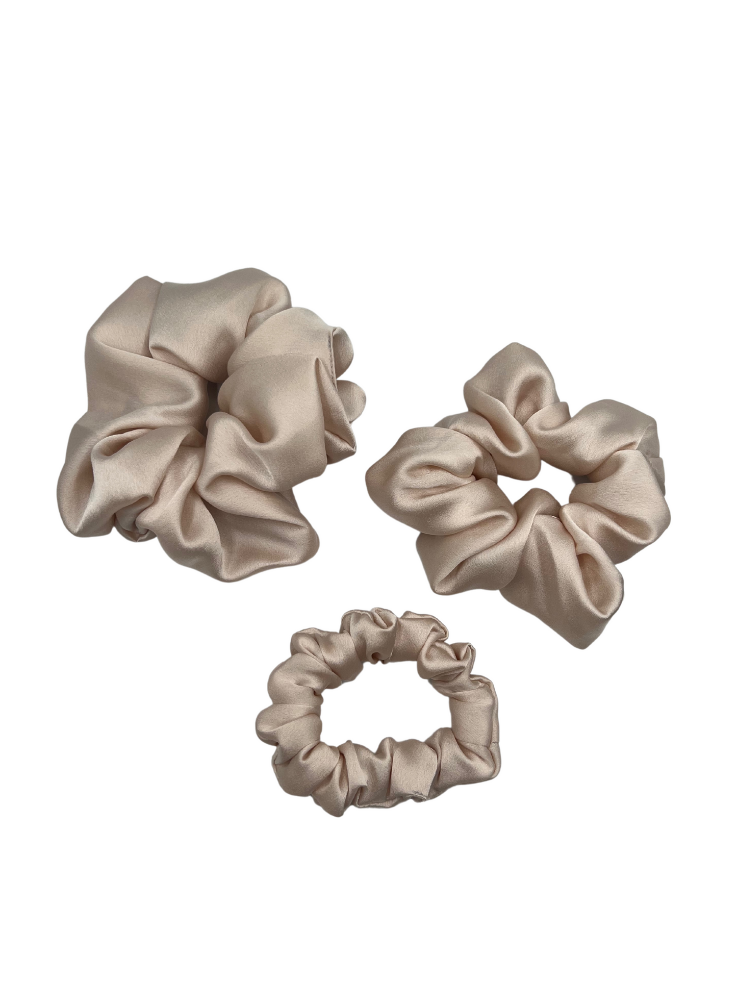 Silk Scrunchie - Champagne