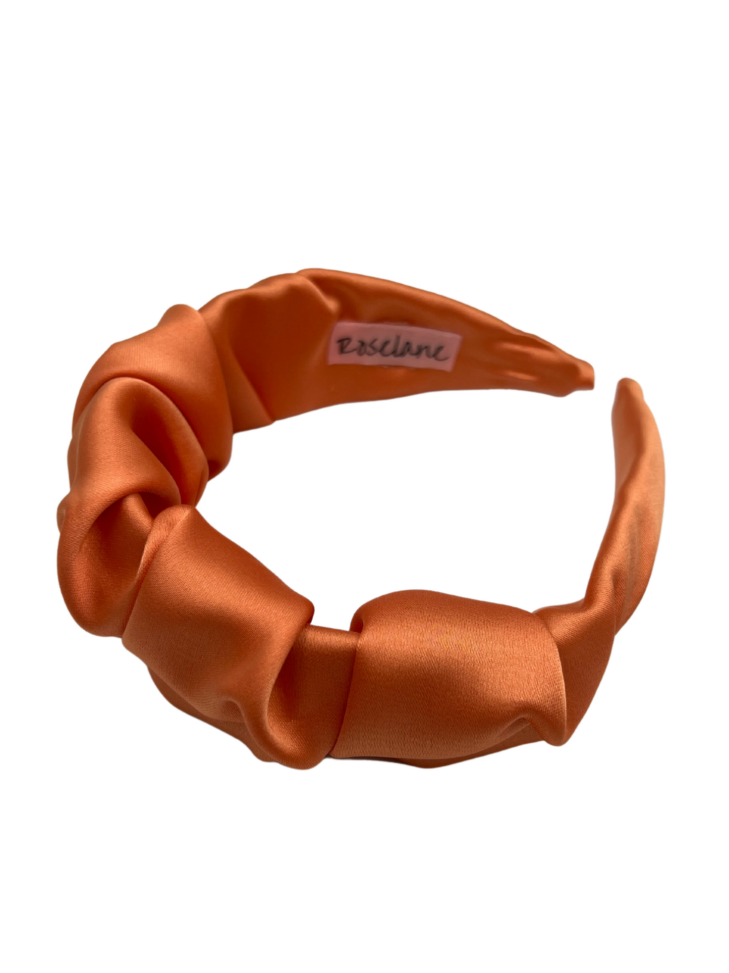 Pleated Headband - Coral