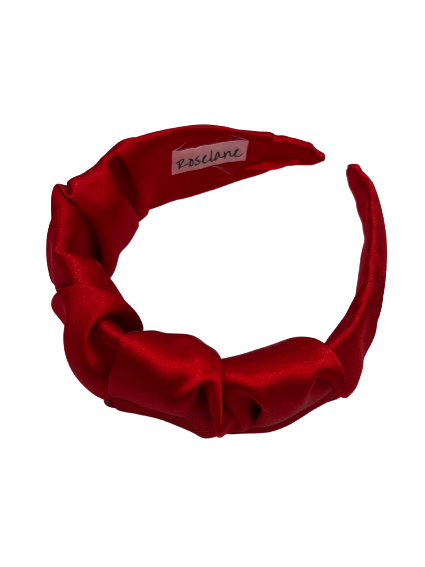 Pleated Headband - Ruby