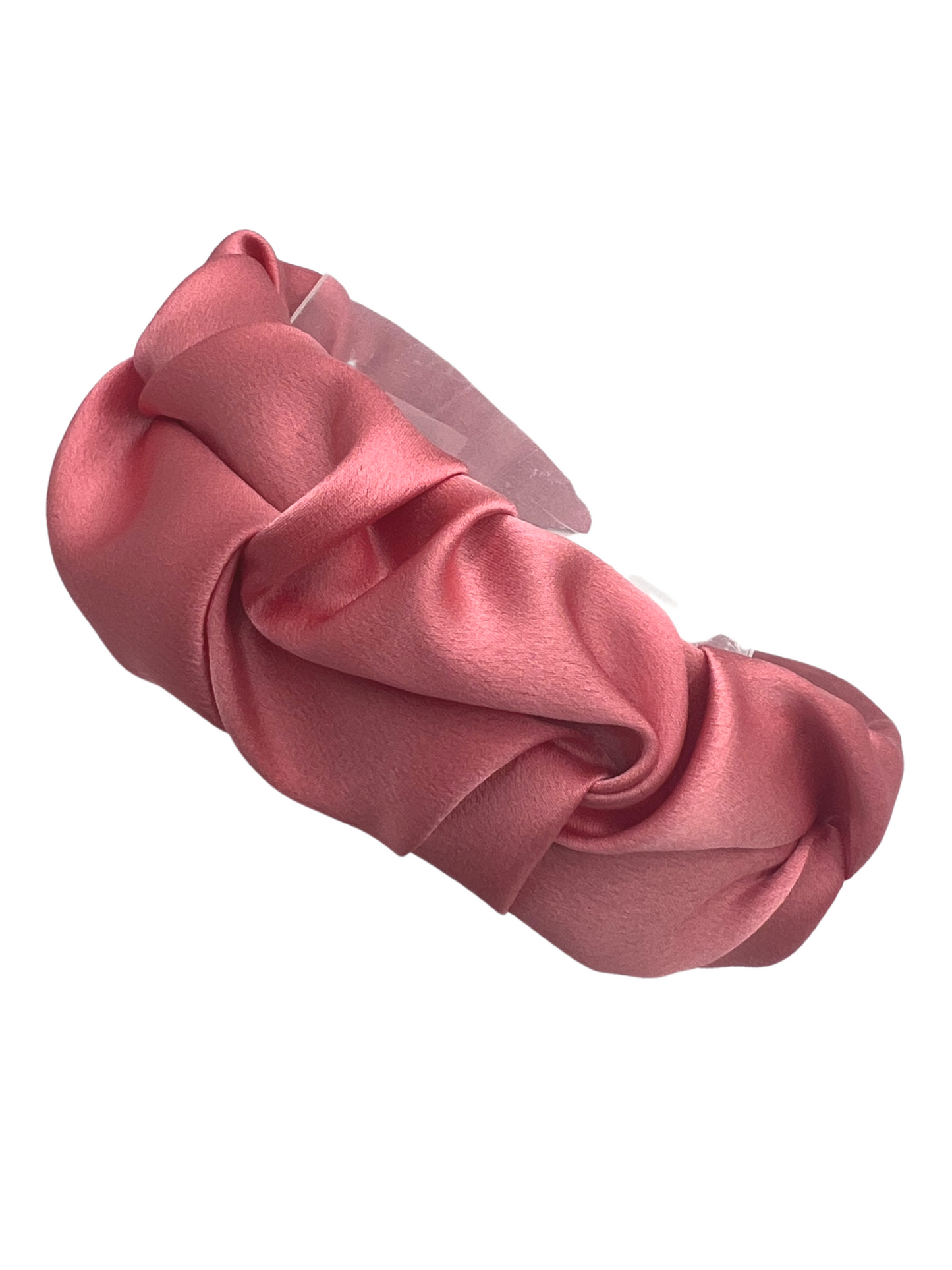 Pleated Headband - Brick Pink